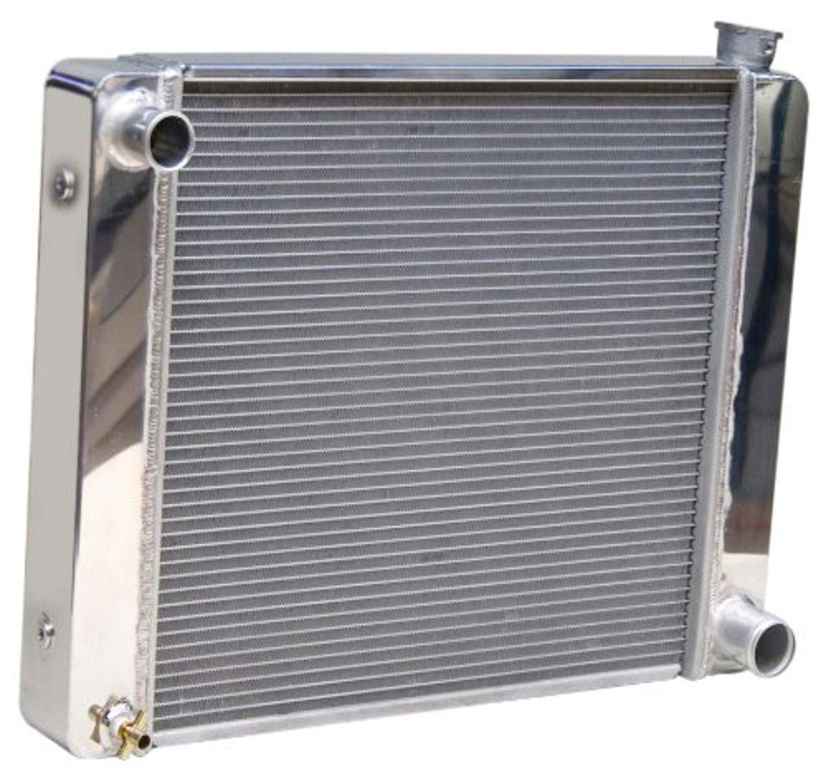 Aluminum Radiator PRW 5401927 with Polished End Tank and Top Cover for GM