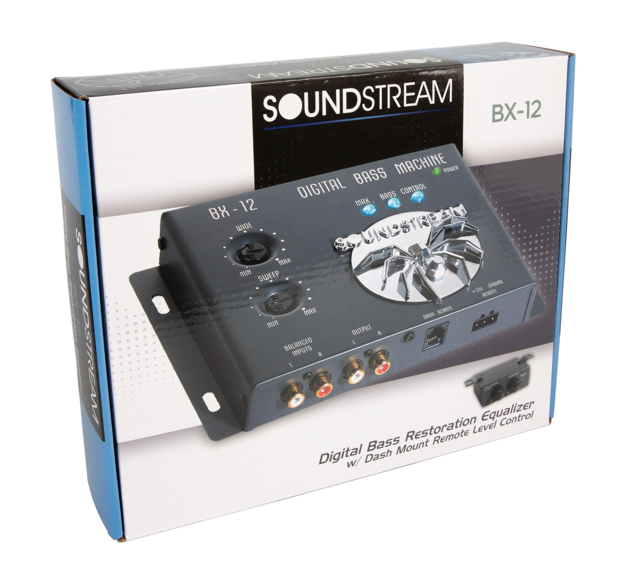 BX-12 Soundstream – Bass Processor | Car Audio Bass Restoration Processor with Remote Control | Epicenter Alternative for Factory & Aftermarket Sound Systems and Subwoofer Bass Booster