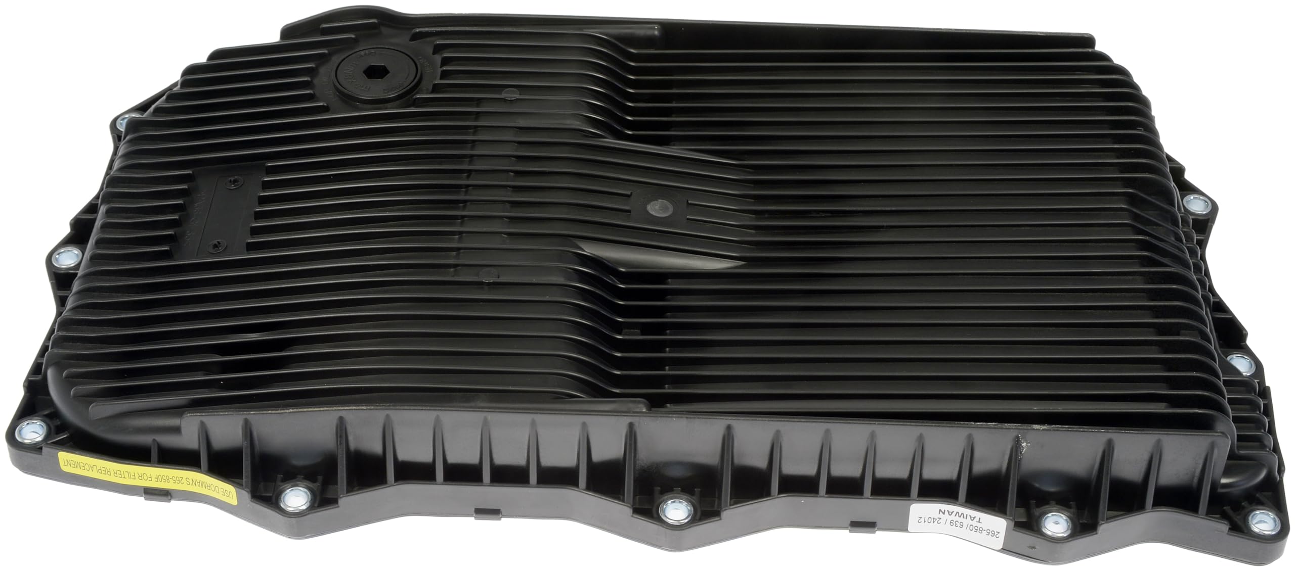 Transmission Pan Dorman 265-850 With Drain Plug, Gasket And Bolts Compatible with Select Models (OE FIX)