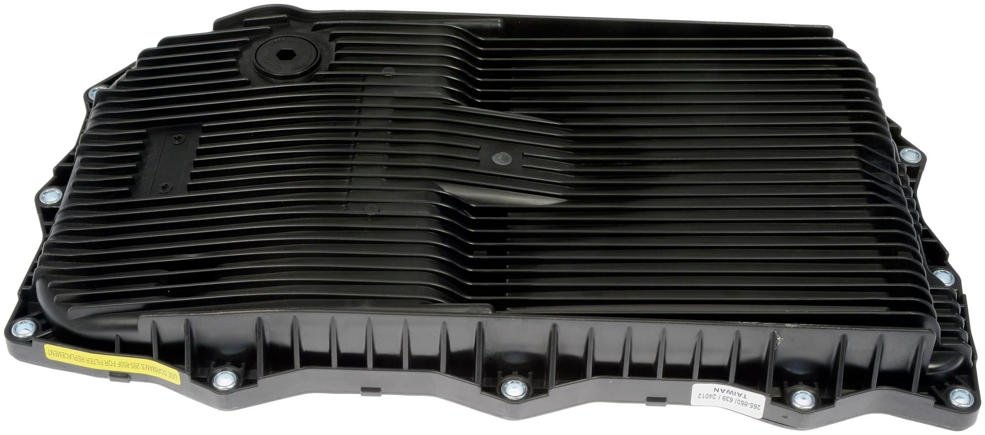 Transmission Pan Dorman 265-850 With Drain Plug, Gasket And Bolts Compatible with Select Models (OE FIX)