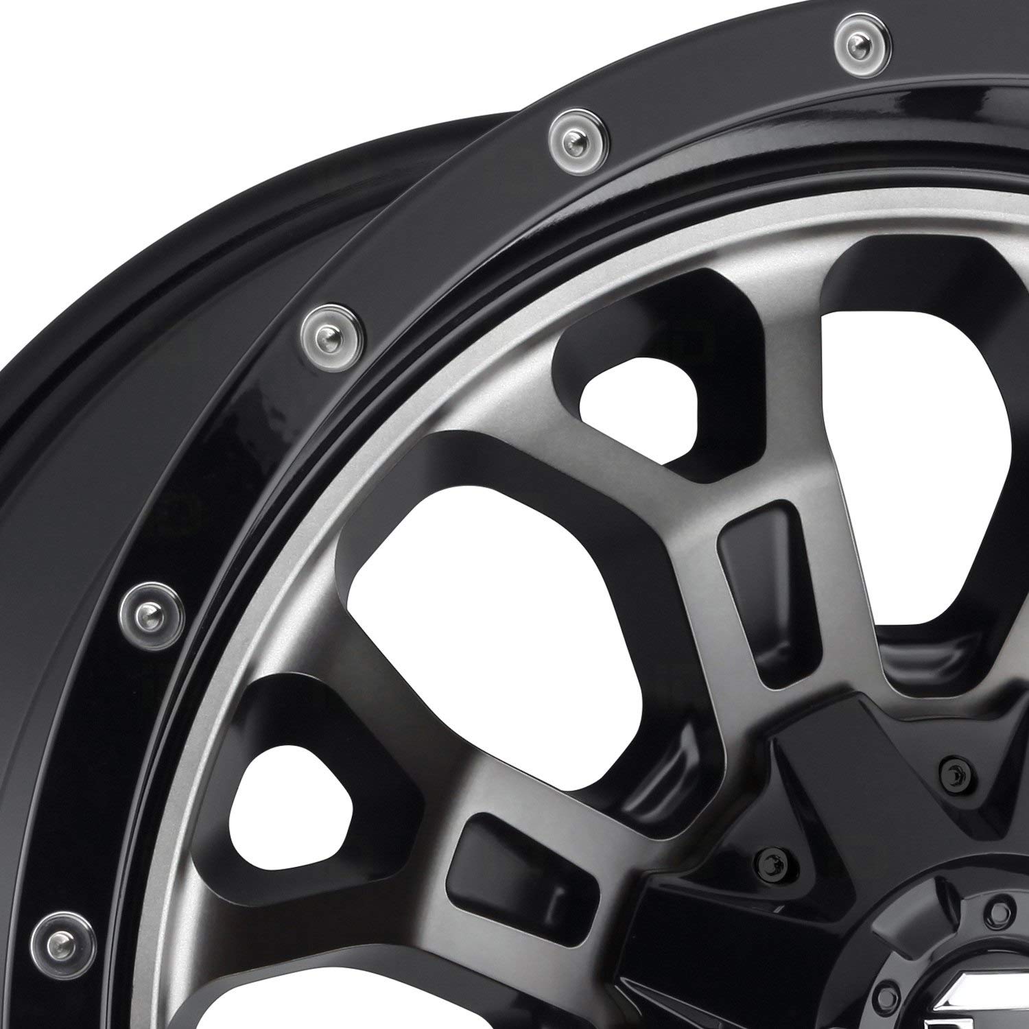Crush FUEL D561 Black Wheel with Painted (20 x 9. inches /6 x 135 mm, 1 mm Offset)
