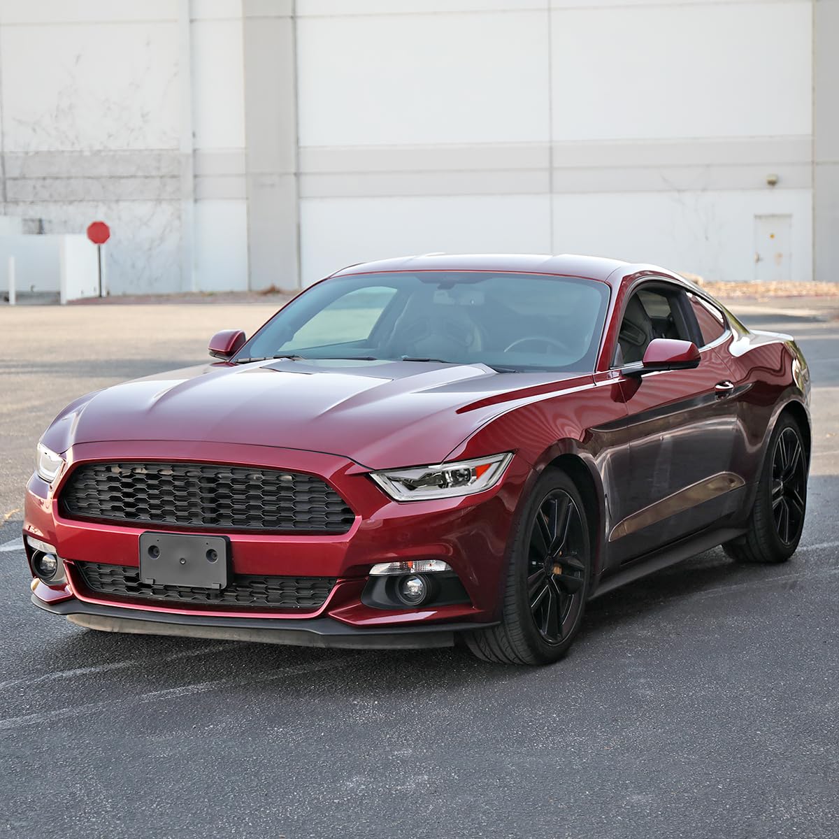 HID/Xenon Projector Headlights SPEC-D TUNING w/Fiber Optic Sequential Switchback LED Strip, Startup Animation Compatible with 2015-2017 Ford Mustang Models, Left + Right Pair Headlamps