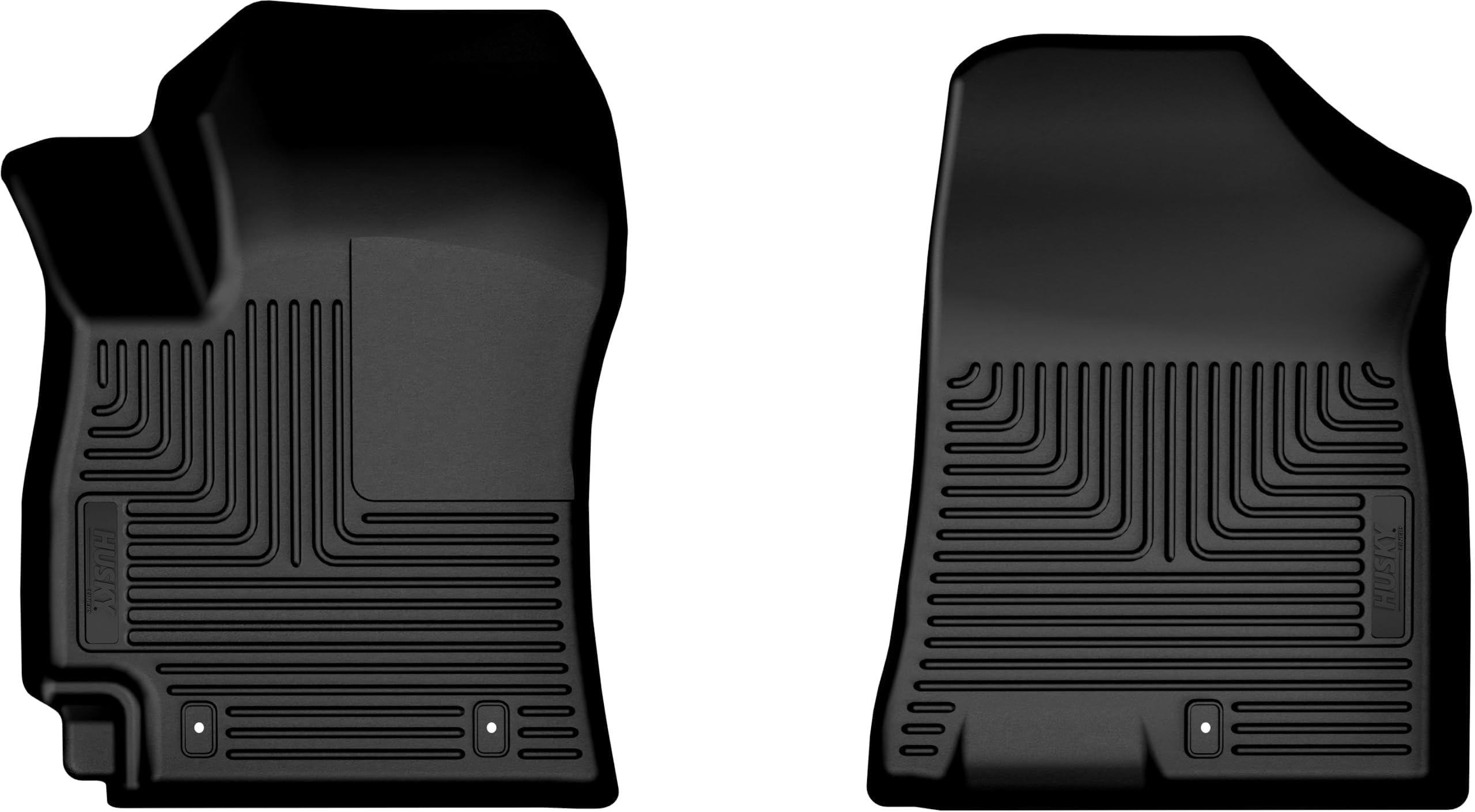 Husky Liners Floor Mats X-act Contour | Fits 2024-2026 Hyundai Kona | Front Row, 2-pc Black - 54551