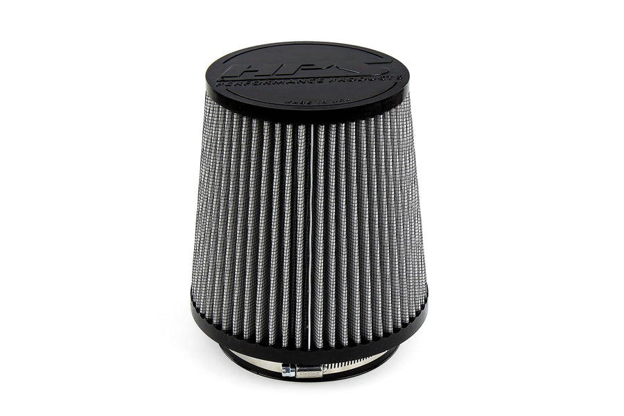HPS Performance Air Filter 7" Element Length, 5" ID, 8" Overall Length, Gray, HPS-4338