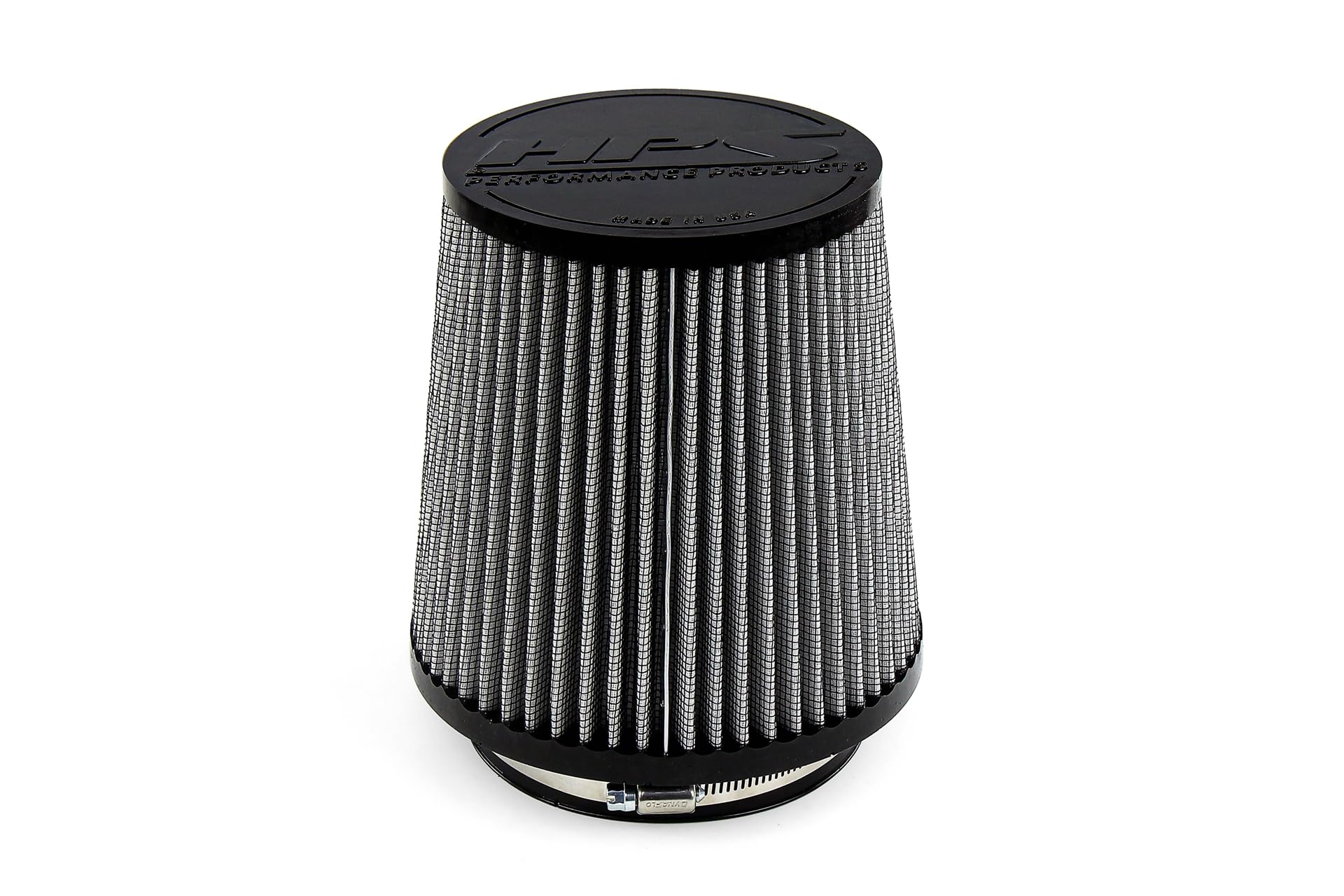 HPS Performance Air Filter 7" Element Length, 5" ID, 8" Overall Length, Gray, HPS-4338