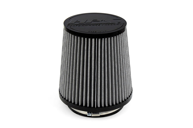 HPS Performance Air Filter 7" Element Length, 5" ID, 8" Overall Length, Gray, HPS-4338