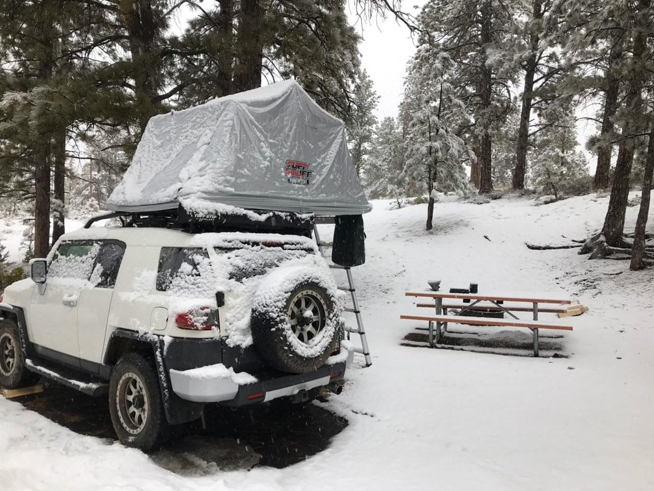 Tuff Stuff Xtreme Weather Cover Overland Ranger Rooftop Tent, Gray, NSN N, TS-RTT-EWC-Ran