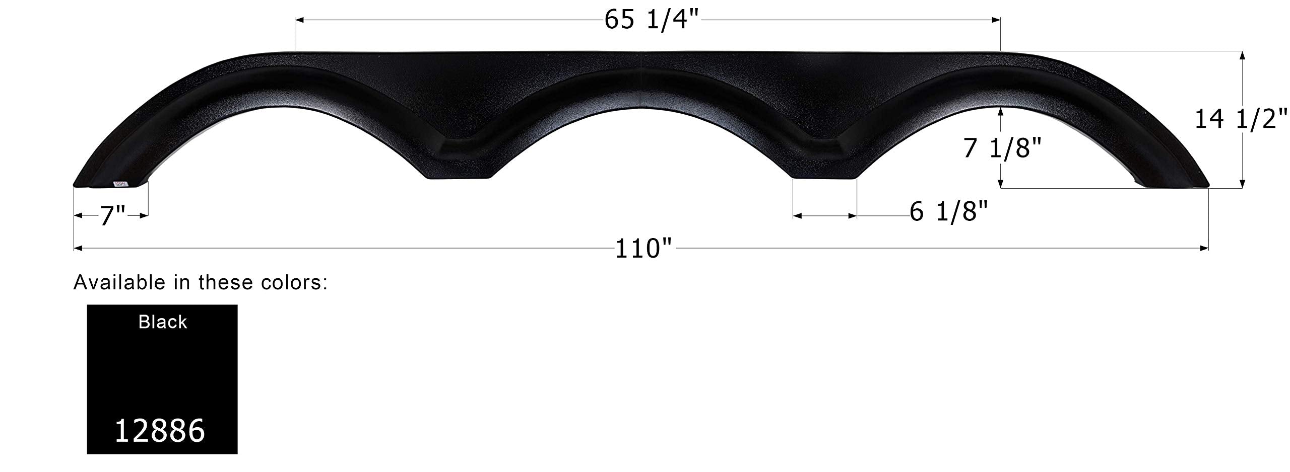 Fender Skirt ICON, Triple, KZ, FS2886, Black