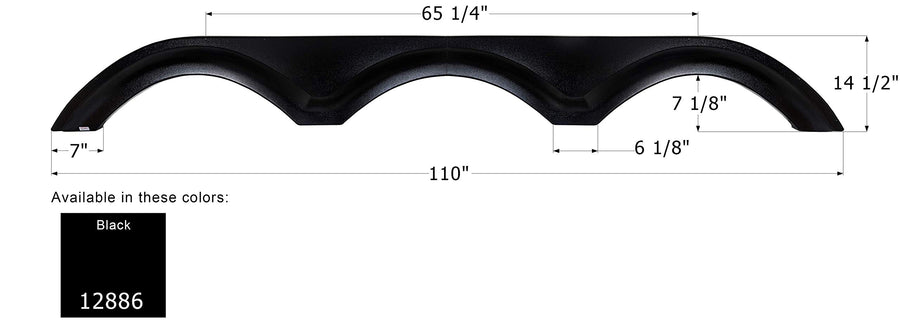 Fender Skirt ICON, Triple, KZ, FS2886, Black