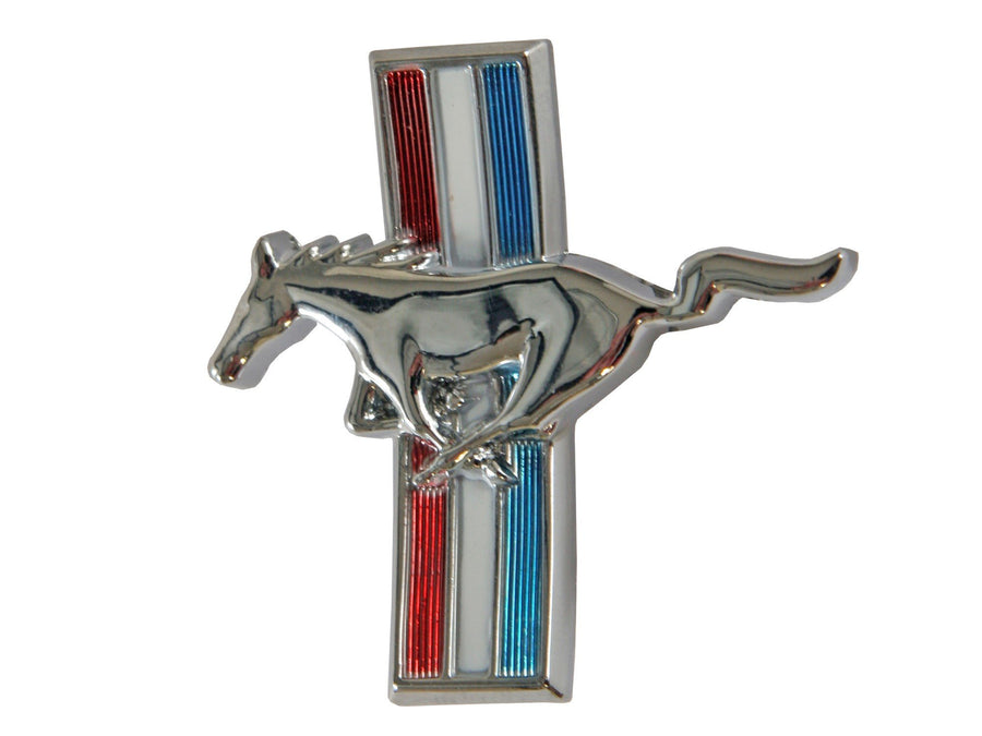 1965 Scott Drake C4ZB-65060A14-A Glove Box Emblem Curved
