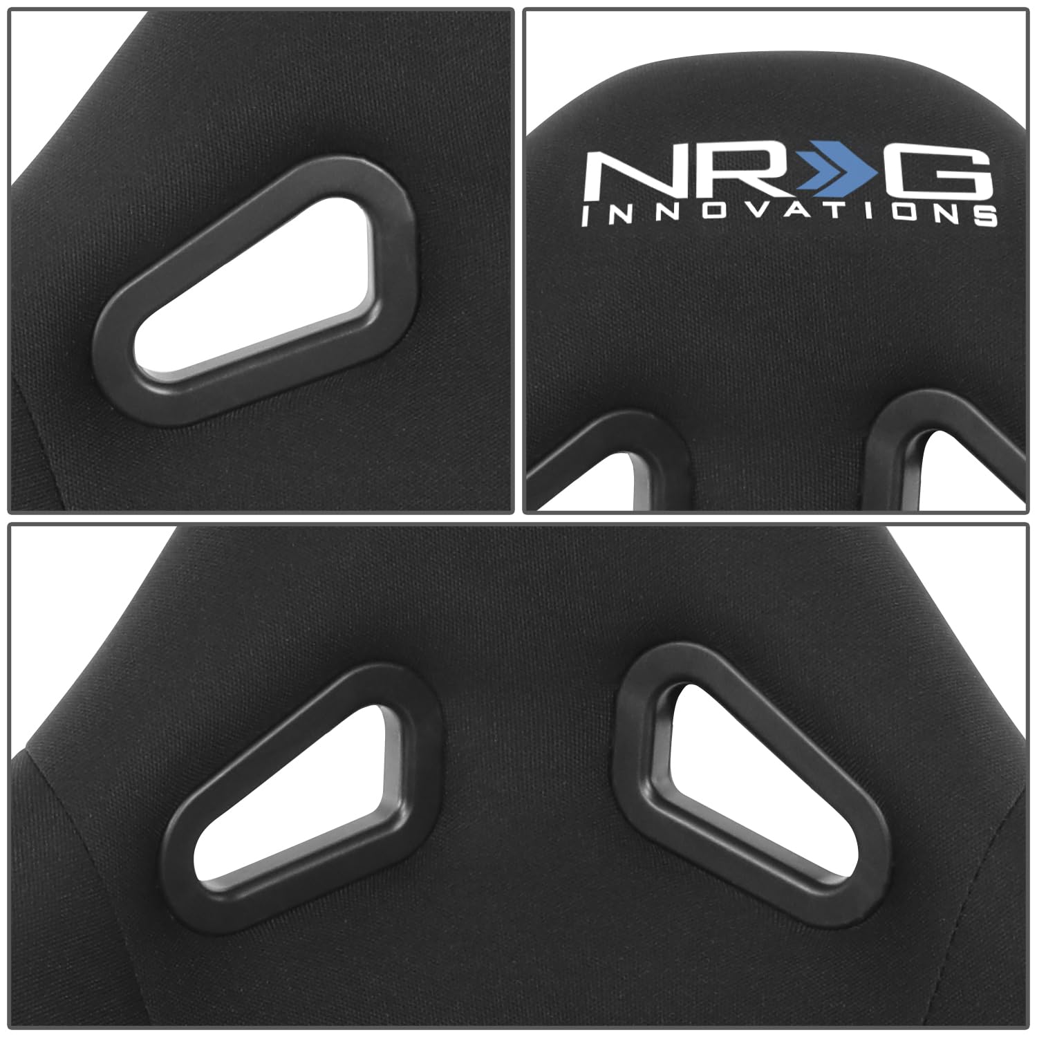 NRG Innovations FRP-MINI-BK NRG-FRP Bucket Seat Mini version with Fiber Glass