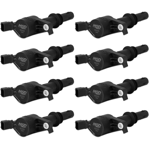 Blaster Series MSD 824383 Ignition Coils, Black, 8-Pack