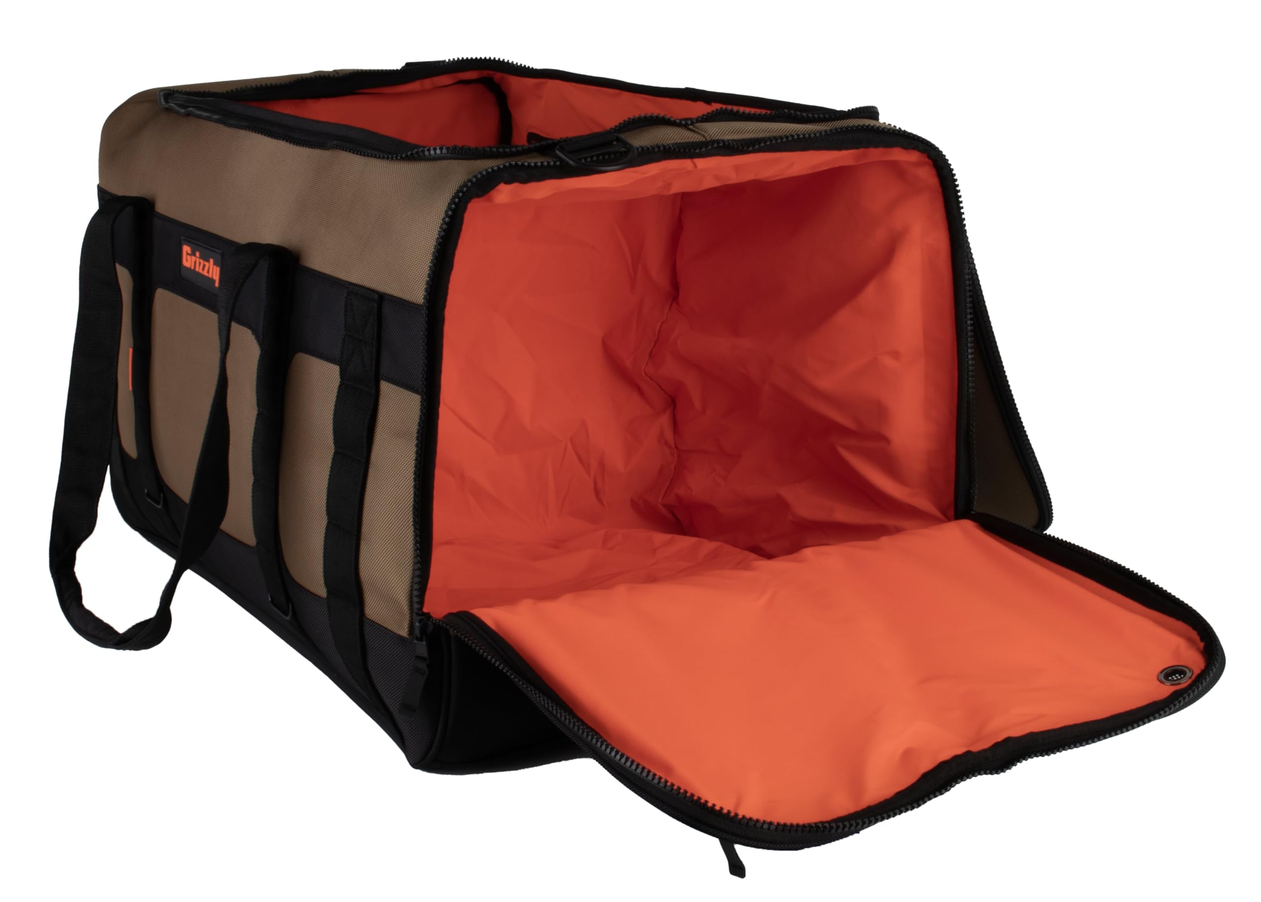 Duffle Grizzly 100 | Heavy-Duty Construction | Water Resistant Base | 100L Capacity | Large Storage Pocket | Tan