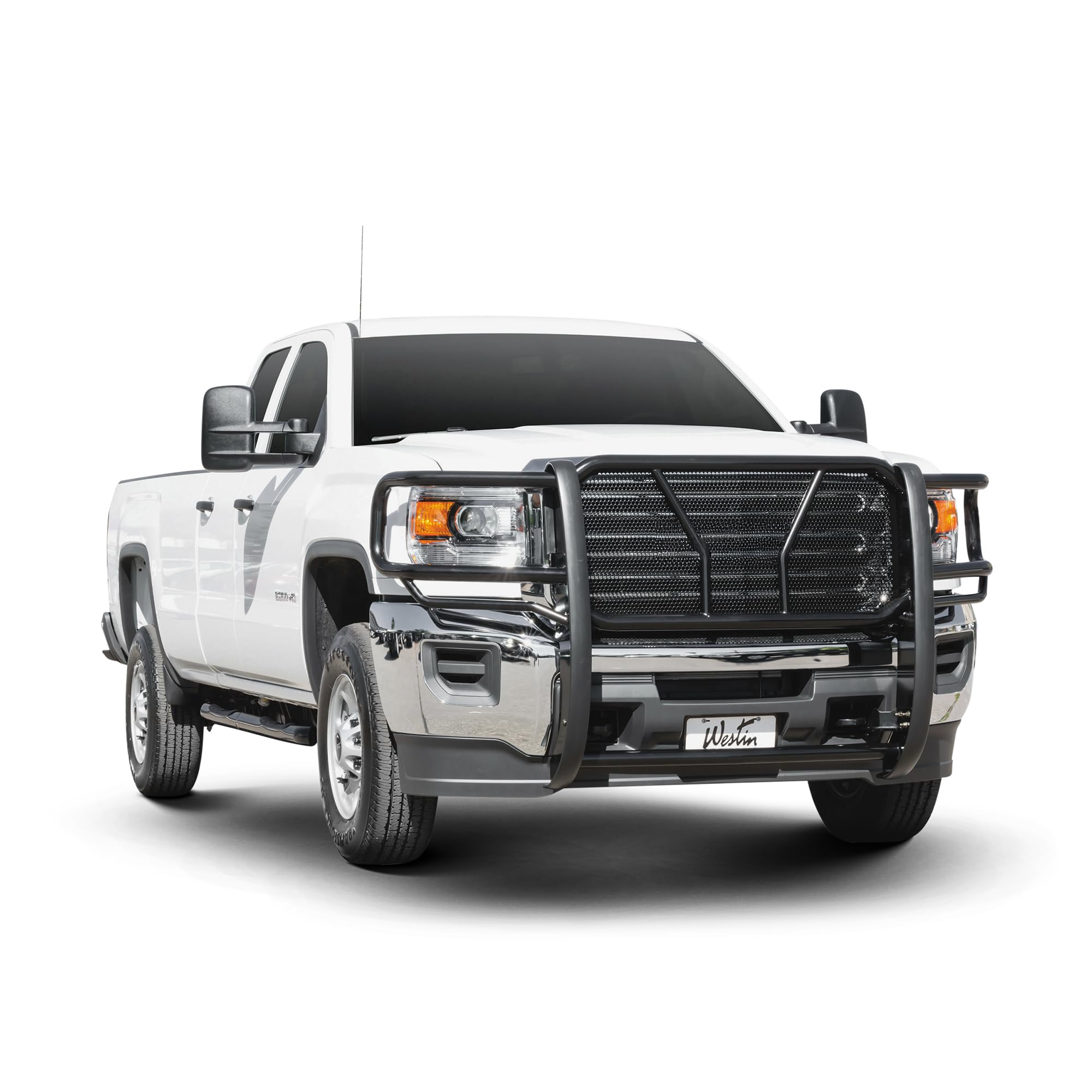 57-3795 Westin HDX 1-Piece Grille Guard fits 2015-2019 Sierra 2500 3500