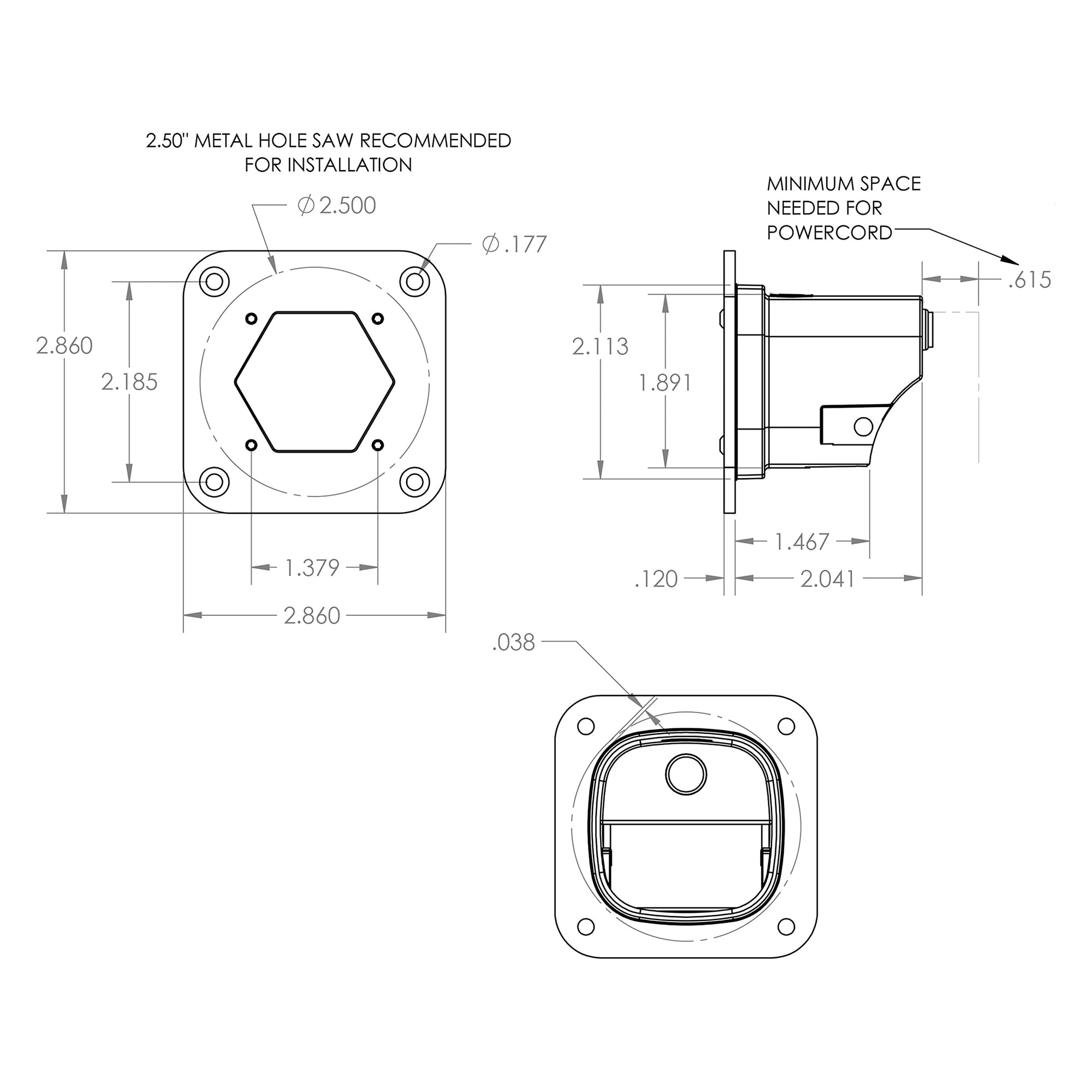 Baja Designs Flush Mount S1 Black LED Light Pod Reverse Kit (Clear) (Work/Scene Beam - Clear)