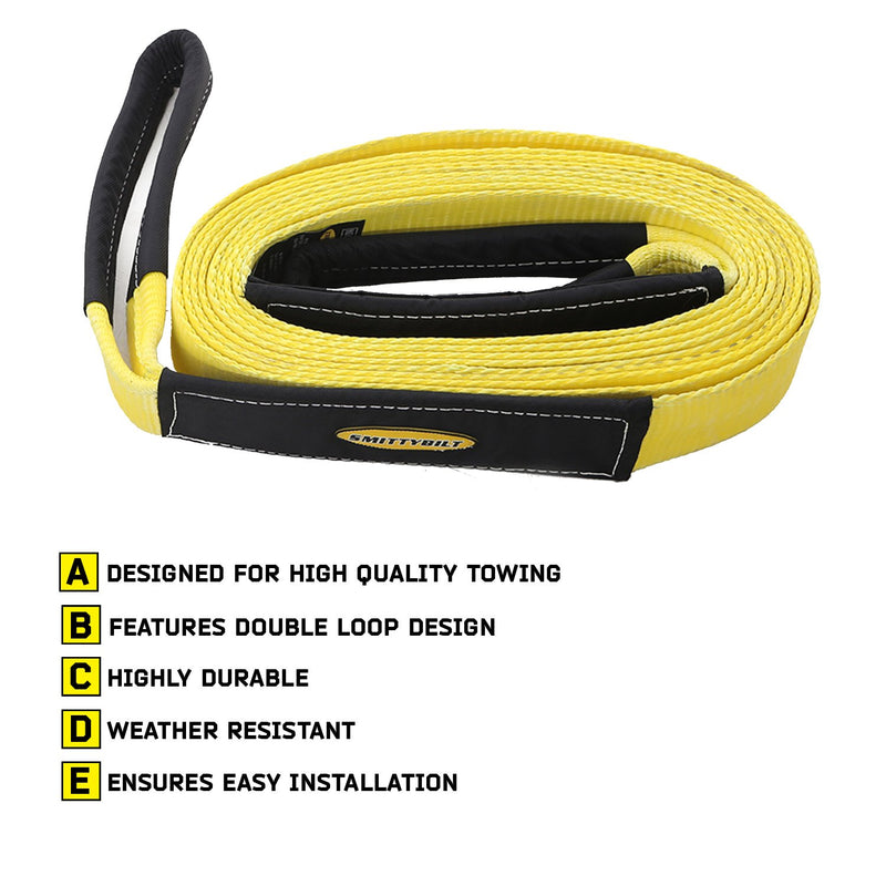 TREE STRAP SmittyBilt 4IN X 8FT - SBCC408