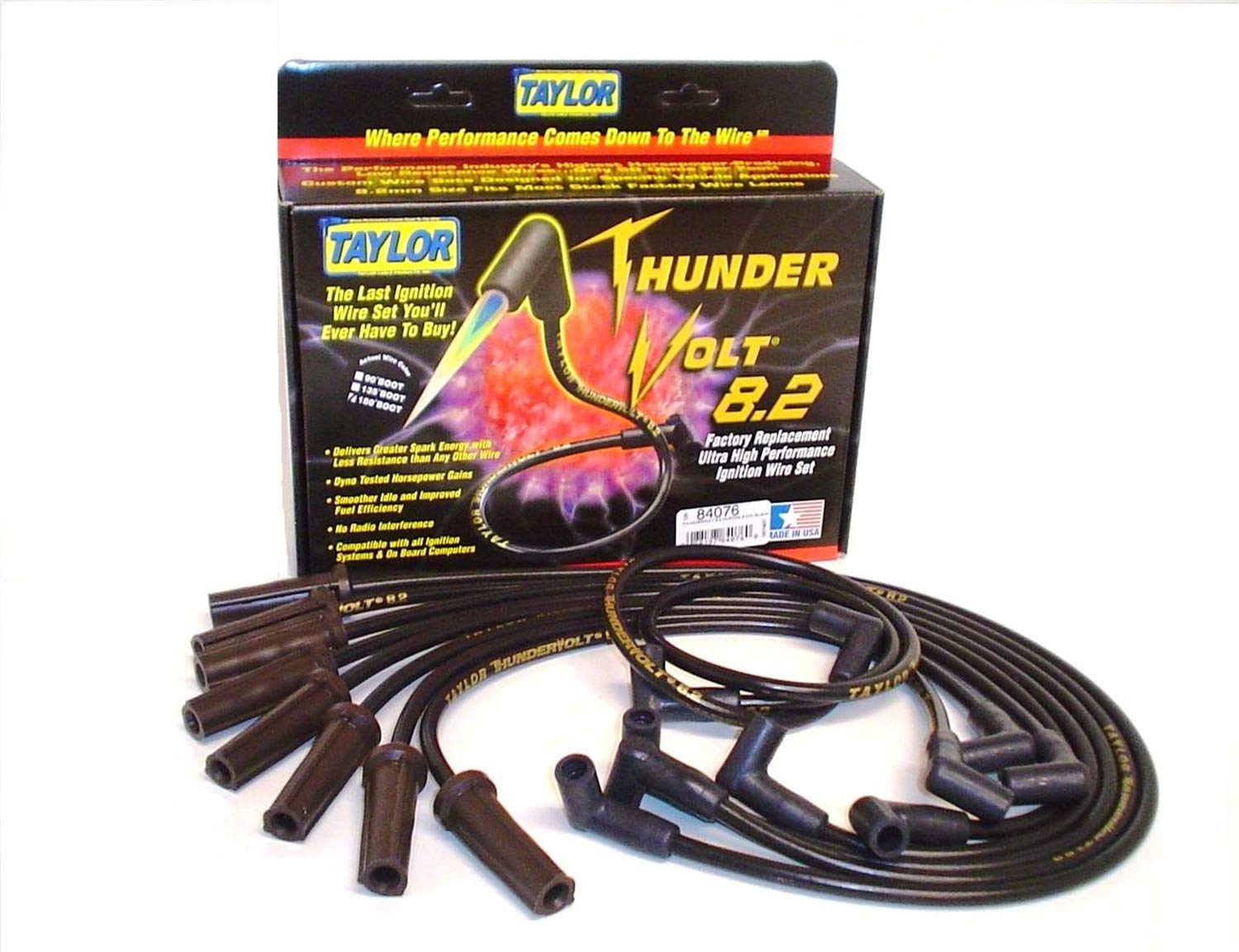 Thundervolt 8.2 Taylor Cable custom 8 cyl black
