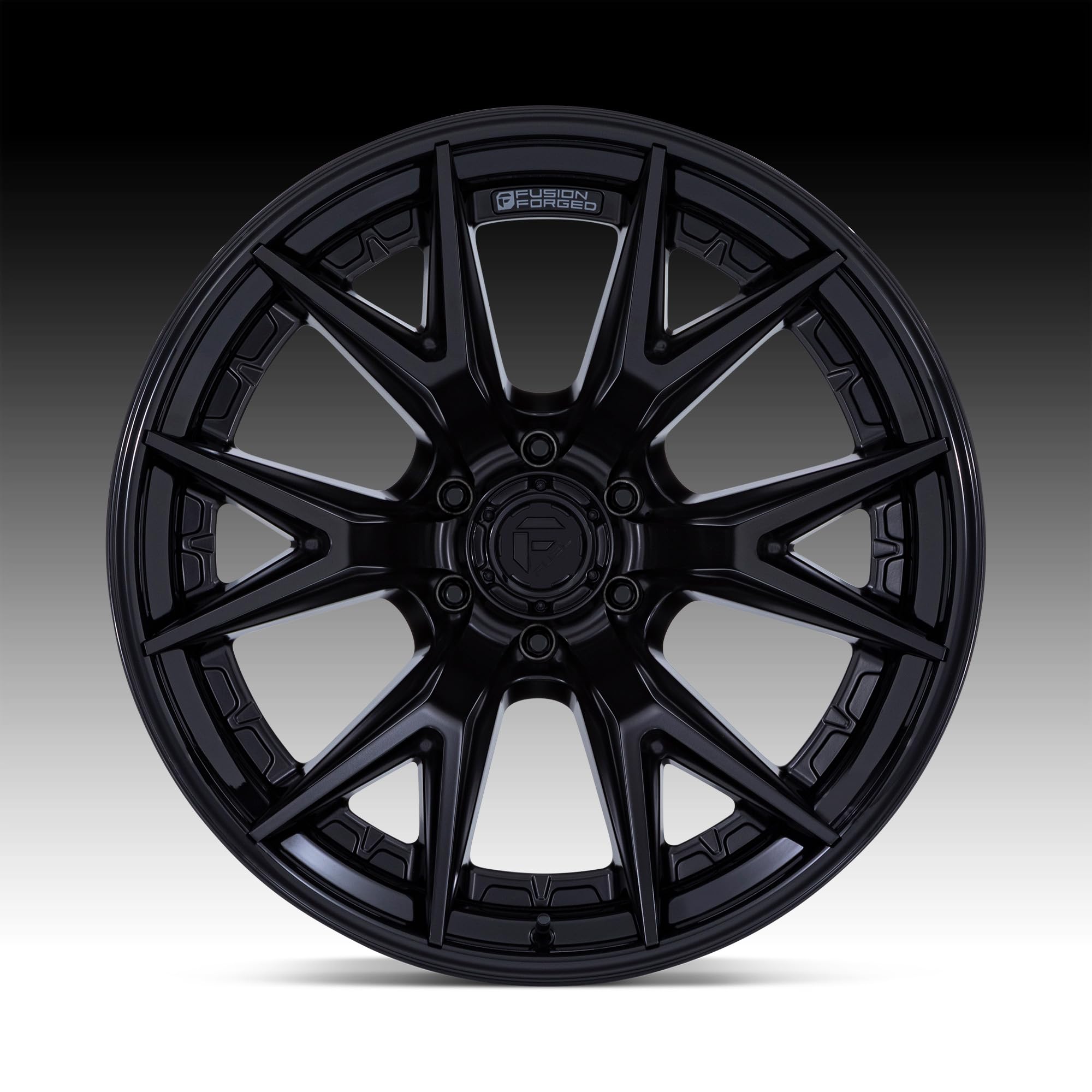 FUEL OFF-ROAD 20X10 FC402 CATALYST 6X135 4.79-18mm MATTE BLACK WITH GLOSS BLACK LIP - FC402MX20106318N