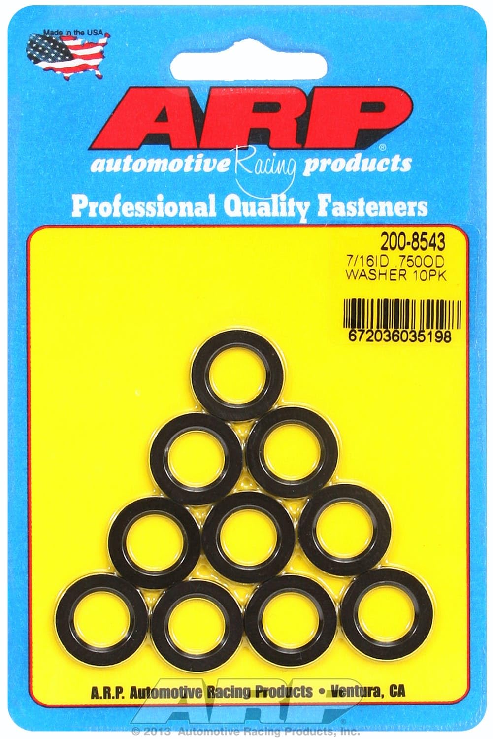 Washer ARP (200-8543), Black
