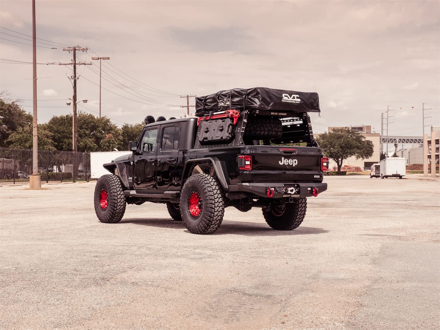 Rear Bumper Road Armor 5203R0B Fits Jeep Gladiator