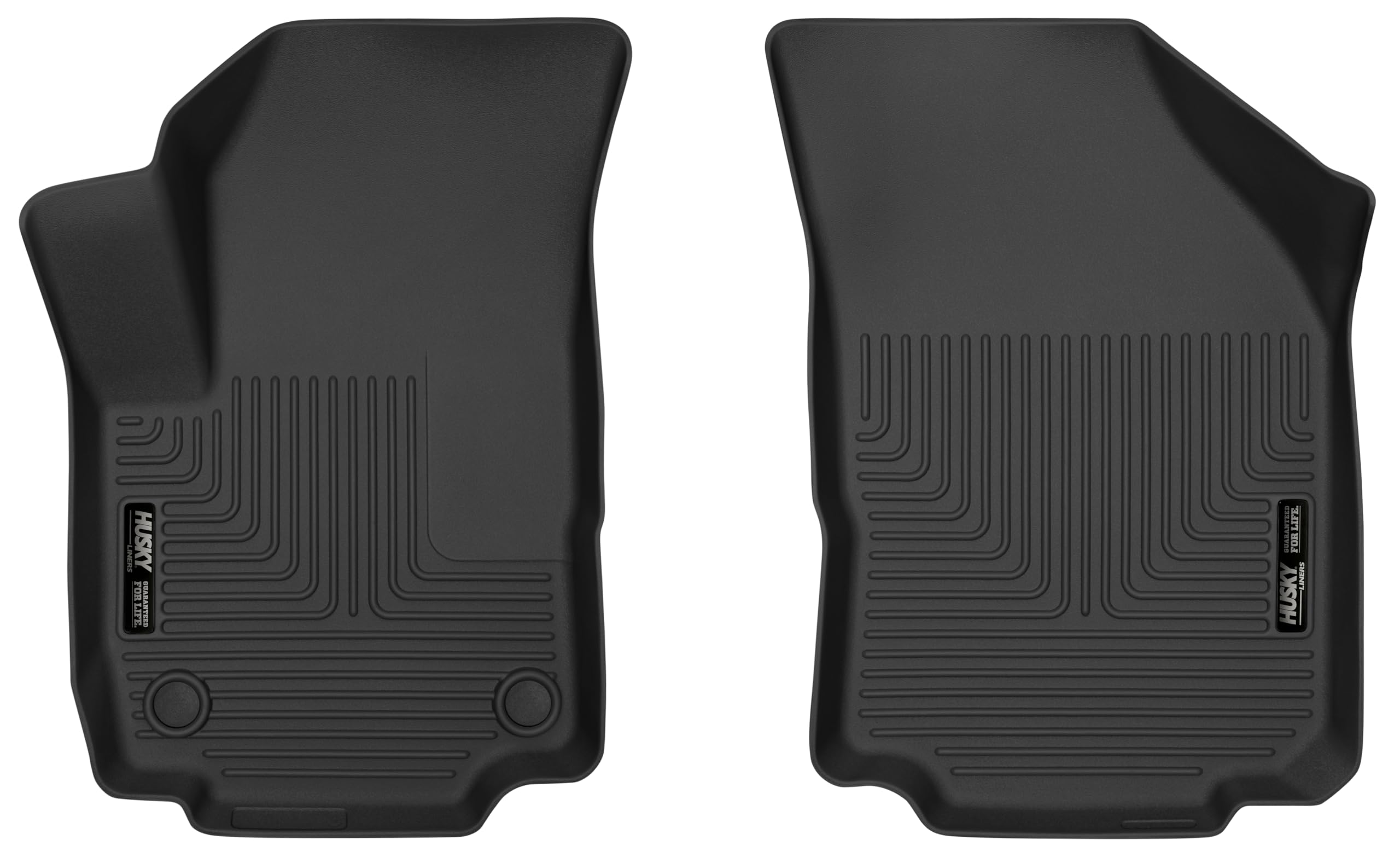 Husky Liners Floor Mats X-act Contour | Fits 2021-2024 Ford Mustang Mach-E | Front Row, 2-pc Black - 52241