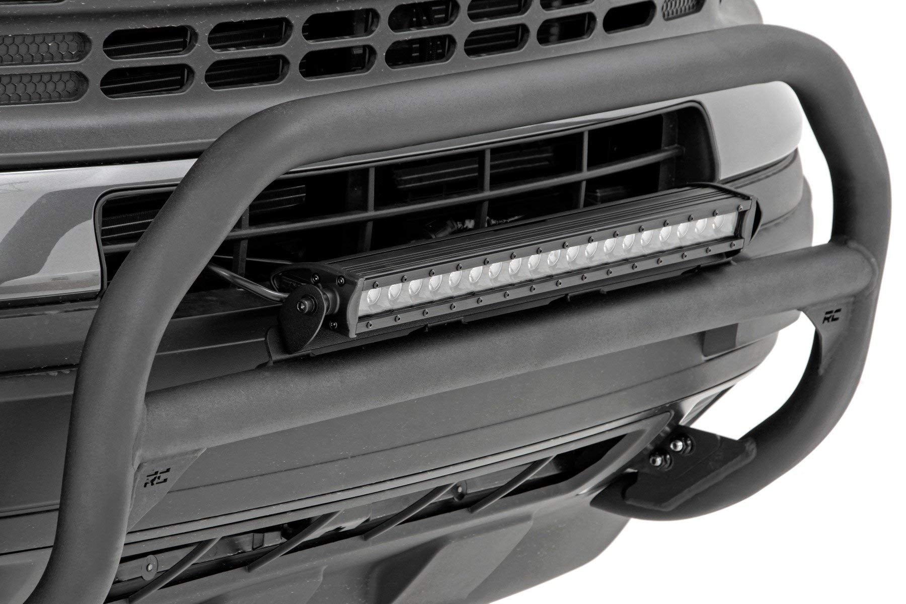 Rough Country LED Nudge Bar w/Chrome Series for 21-24 Ford Bronco Sport - 51043