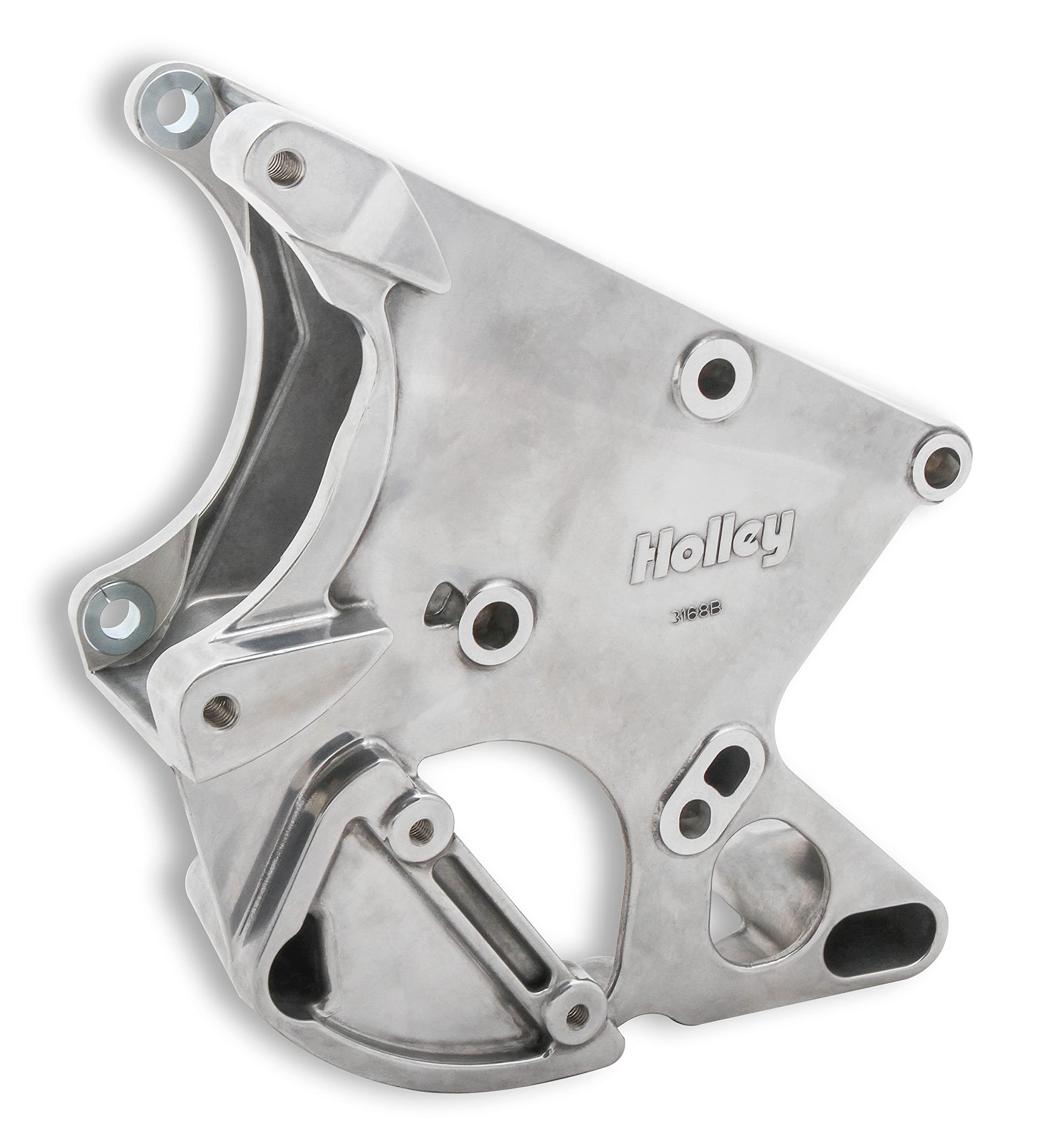 Holley LS/LT Accessory Drive Bracket 20-132P - Passenger's & Driver's Side Brackets Polished
