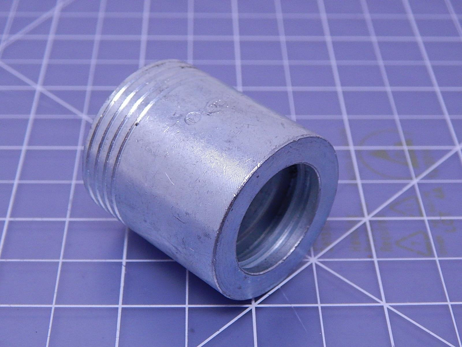 GlobalSpiral Couplings Gates 8GS1F-4, GS Ferrule for 4-Spiral Hose, Zinc Plated Carbon Steel, 1.44", 1/2" ID (Pack of 5)