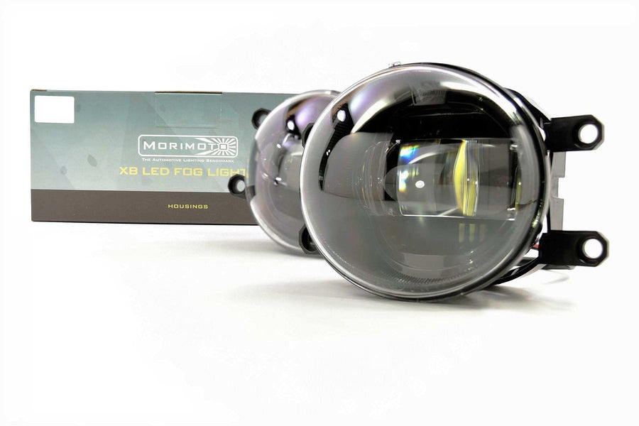 Morimoto XB Amber LED Foglights, Plug and Play Foglight Housing Upgrade, Fits Many Toyota & Lexus Vehicles, DOT Approved LED Assembly with Amber LED Chips, UV Resistant, 10 Year Warranty (1x LF222)