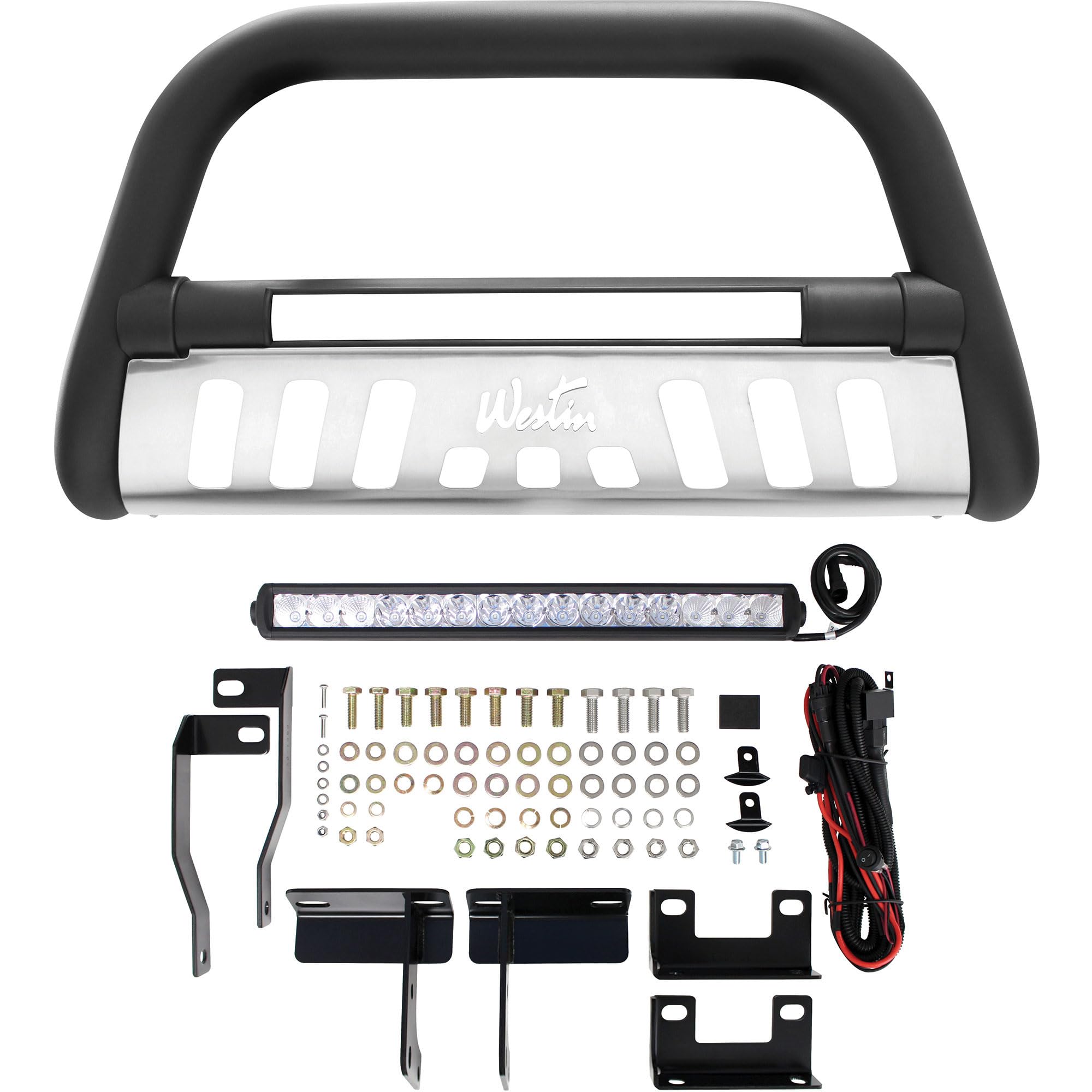 Ultimate LED Bull Bar WESTIN fits 2009-2018 2019-2024 Ram 1500 Ram 1500 Classic (Exc Rebel & Warlock) Textured Black
