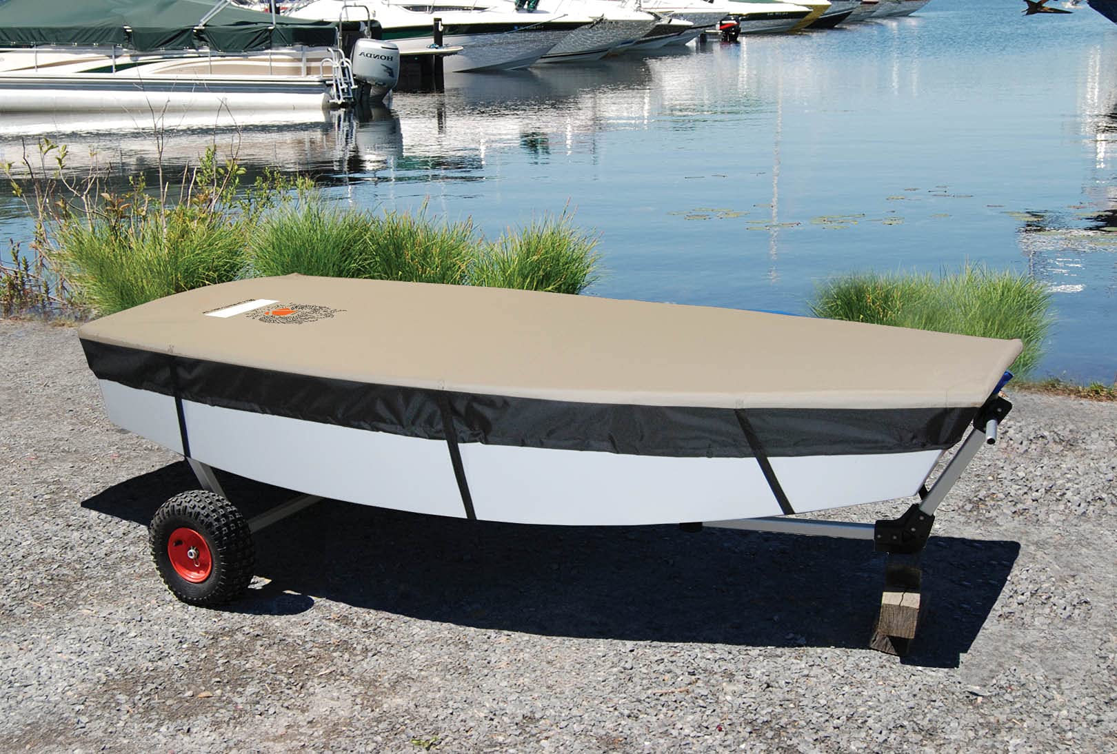 Laser Performance OEM Custom Fit Boat Deck Cover for Optimist Taylor Made Products 61428