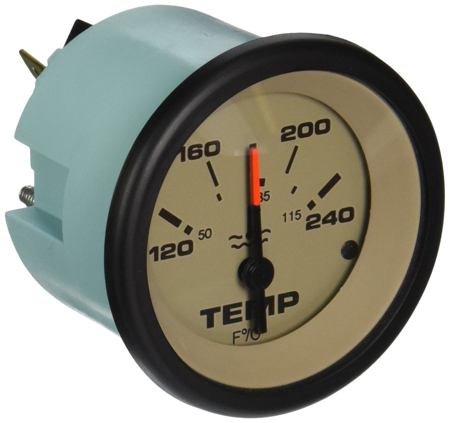 Sierra International Sahara 59706P Scratch Resistant Water Temperature Gauge, 2"