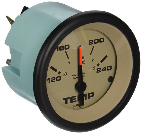 Sierra International Sahara 59706P Scratch Resistant Water Temperature Gauge, 2"