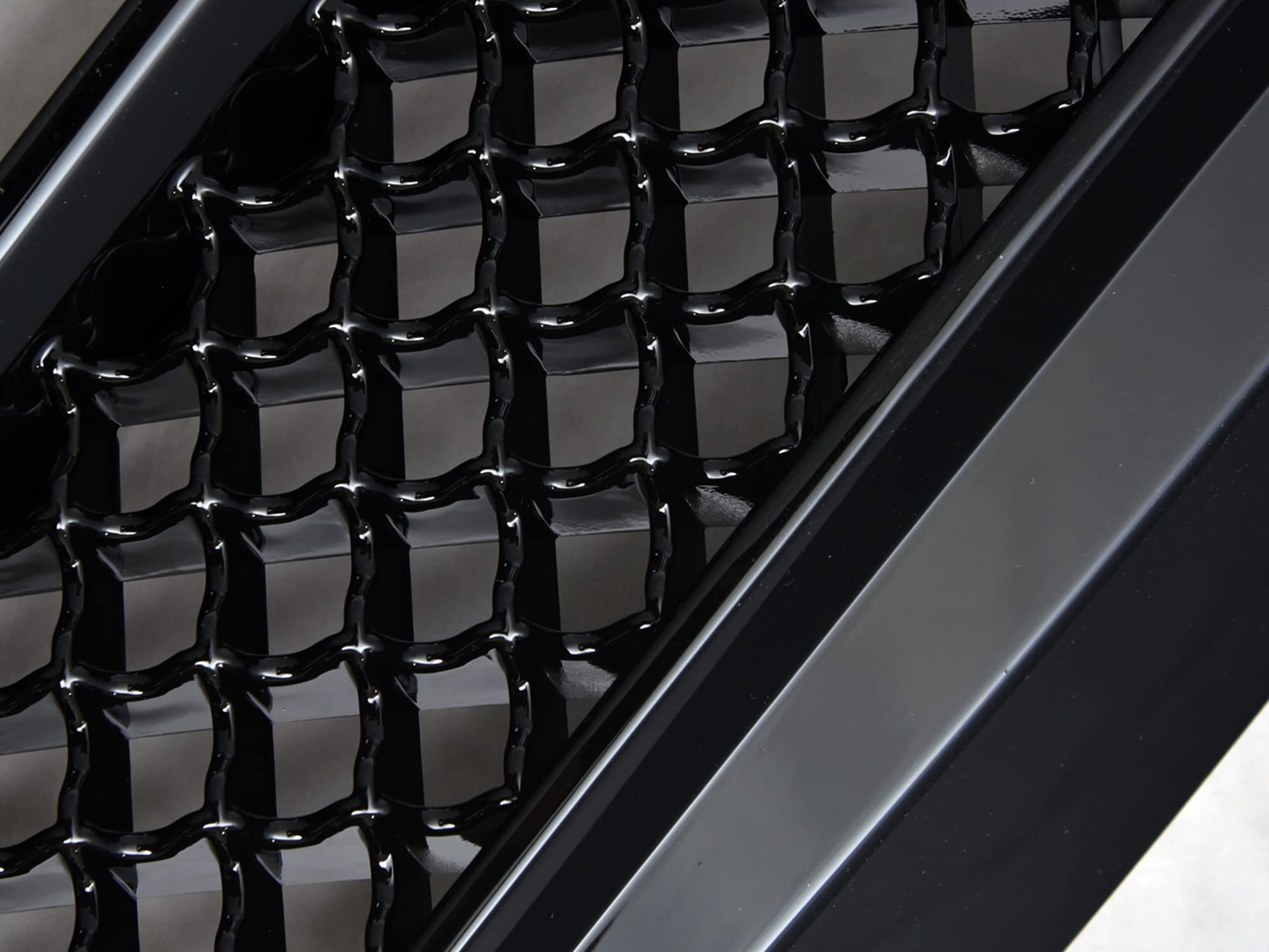 7147140 Armordillo USA Mesh Front Hood Grille - Gloss Black Fits 2014-2016 Chevy Impala Limited