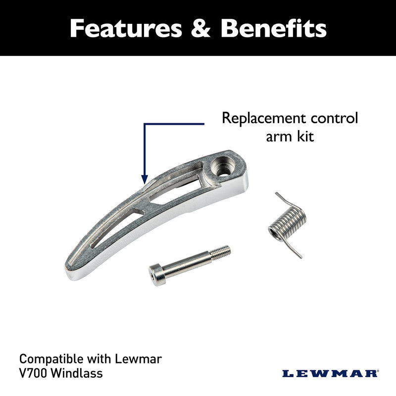 Replacement Control Arm Kit Lewmar for V700 Boat Anchor Windlasses - 2020200915