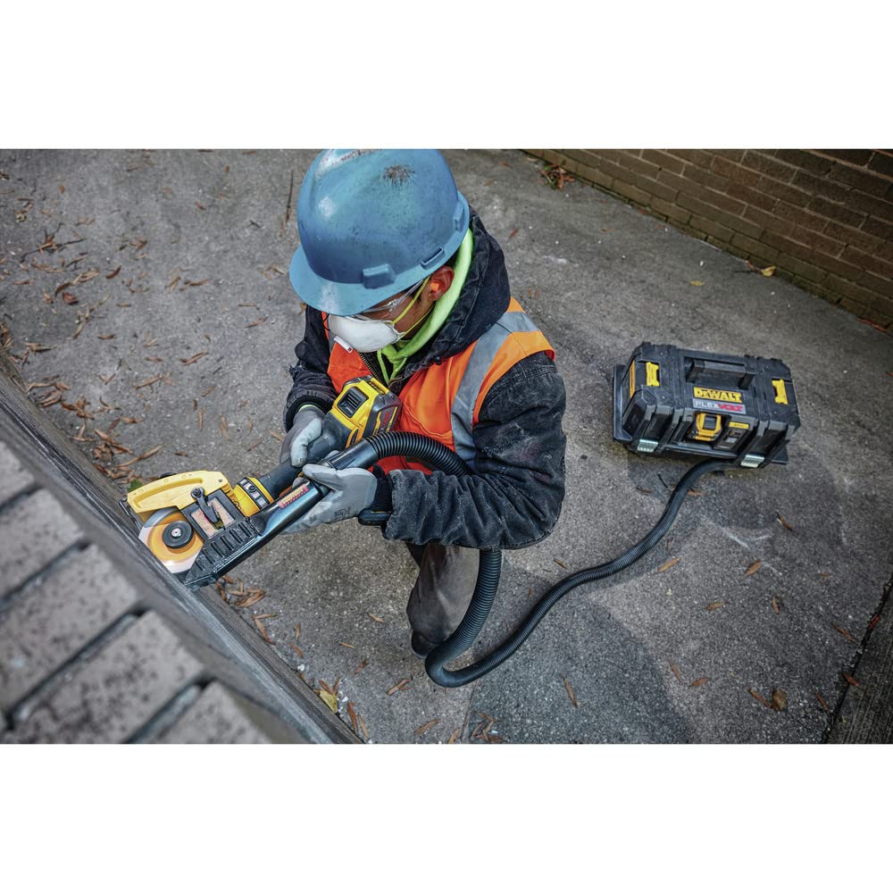 Angle Grinder DEWALT FLEXVOLT 60V MAX* with Kickback Brake, 4-1/2-Inch to 6-Inch, Tool Only (DCG418B)