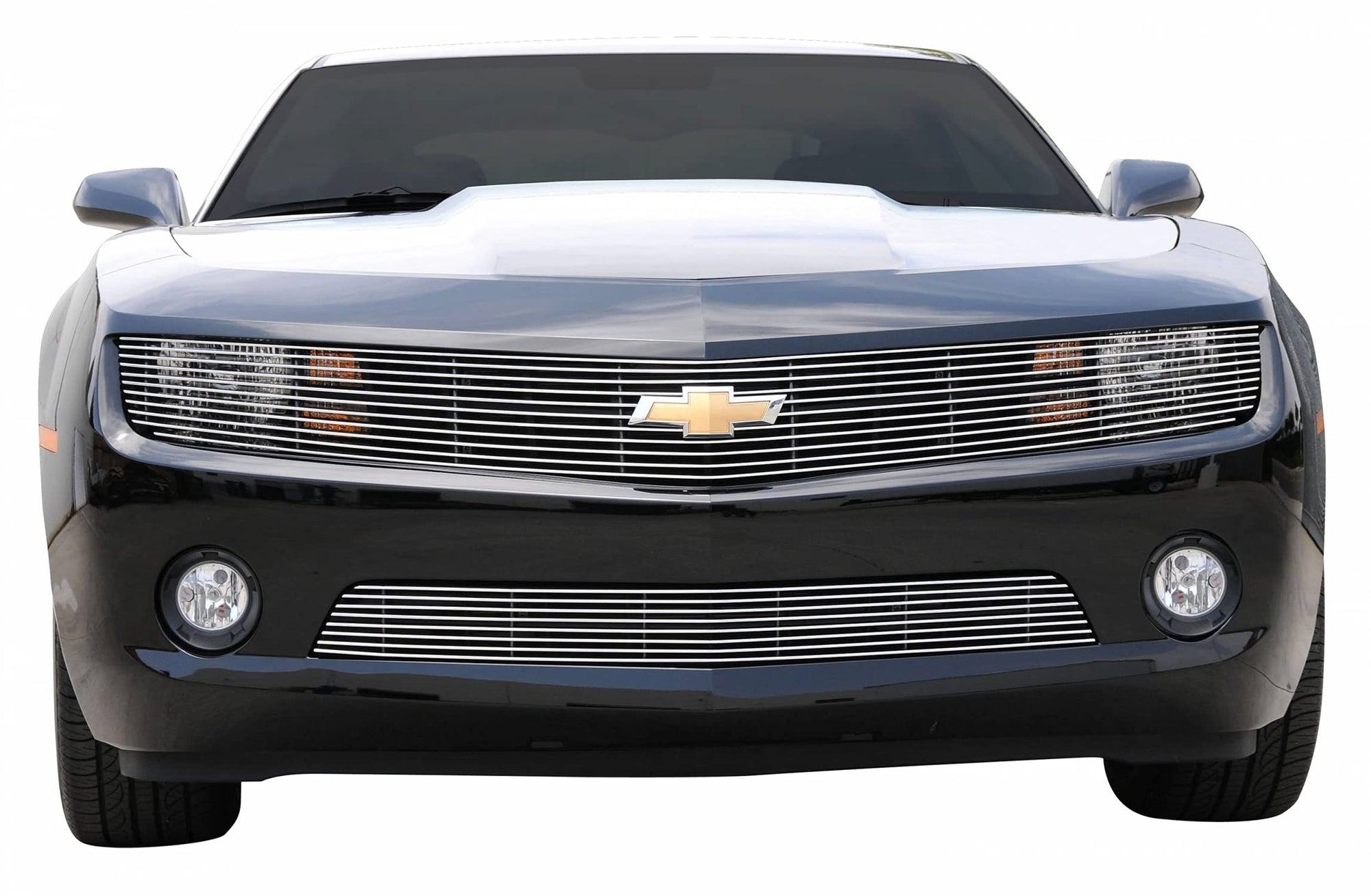 20027 T-REX Grilles Horizontal Aluminum Polished Finish Billet Phantom Grille Overlay for Chevrolet Camaro
