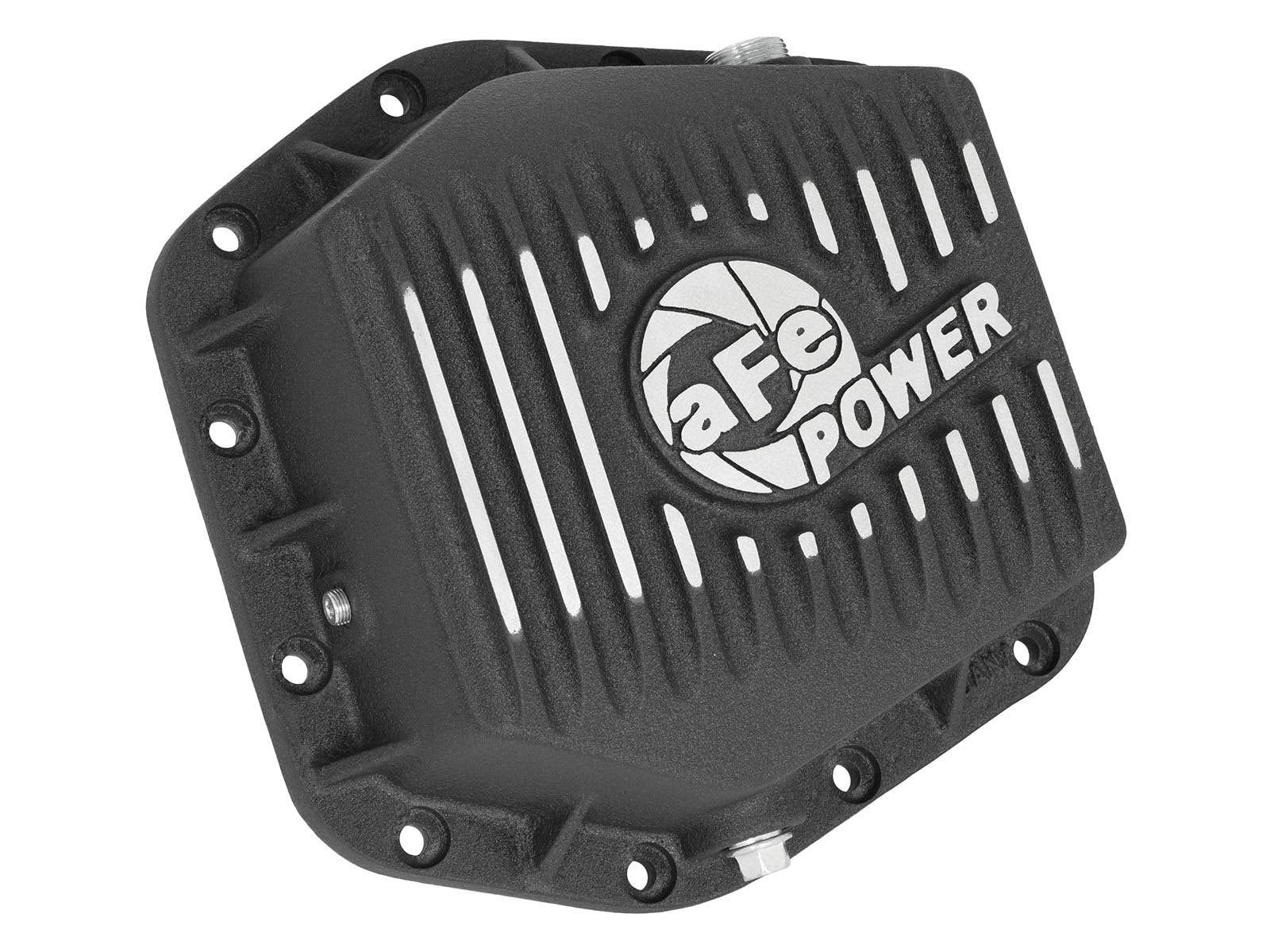 aFe POWER Rear Differential Cover Pro Series Black w/Machined Fins - #46-70302 - GM Colorado/Canyon 15-22 L4/V6 (Dana M220-12)