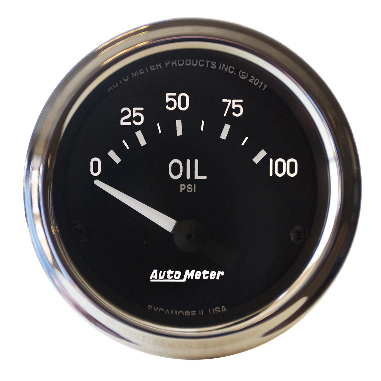 Cobra Auto Meter Electric Oil Pressure Gauge,2.3125 in.