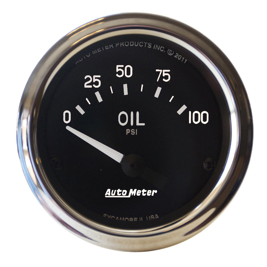 Cobra Auto Meter Electric Oil Pressure Gauge,2.3125 in.