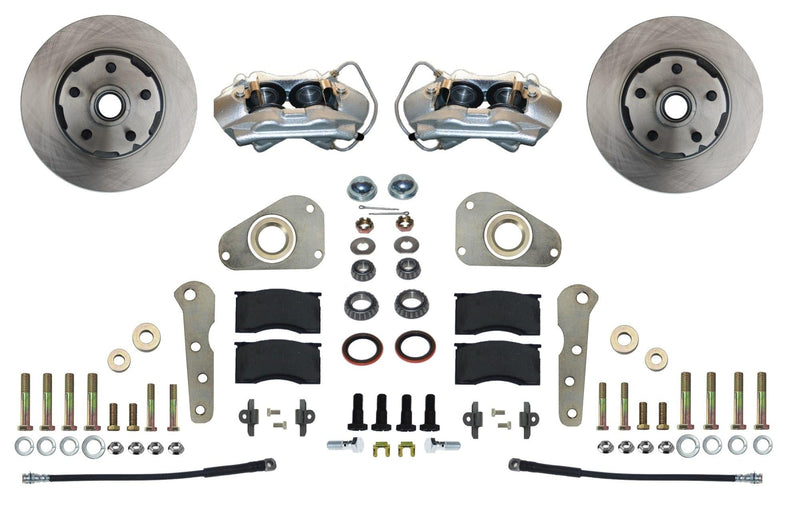 Front Disc Brake Conversion Kit LEED BRAKES Spindle Mount