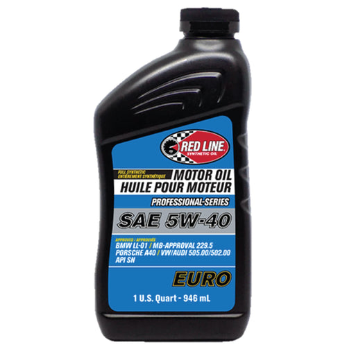 Professional Series Red Line 12904 5W40 Euro Motor Oil - 1 Quart