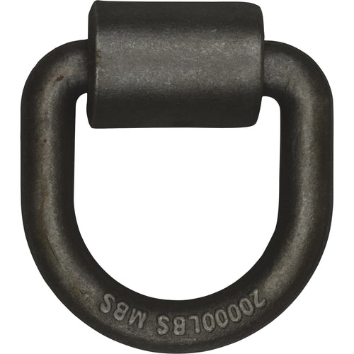 Weld On Heavy Duty Forged D-Ring, 3/4" Diameter, 3" x 3" 20,000 lb 1 Pk
