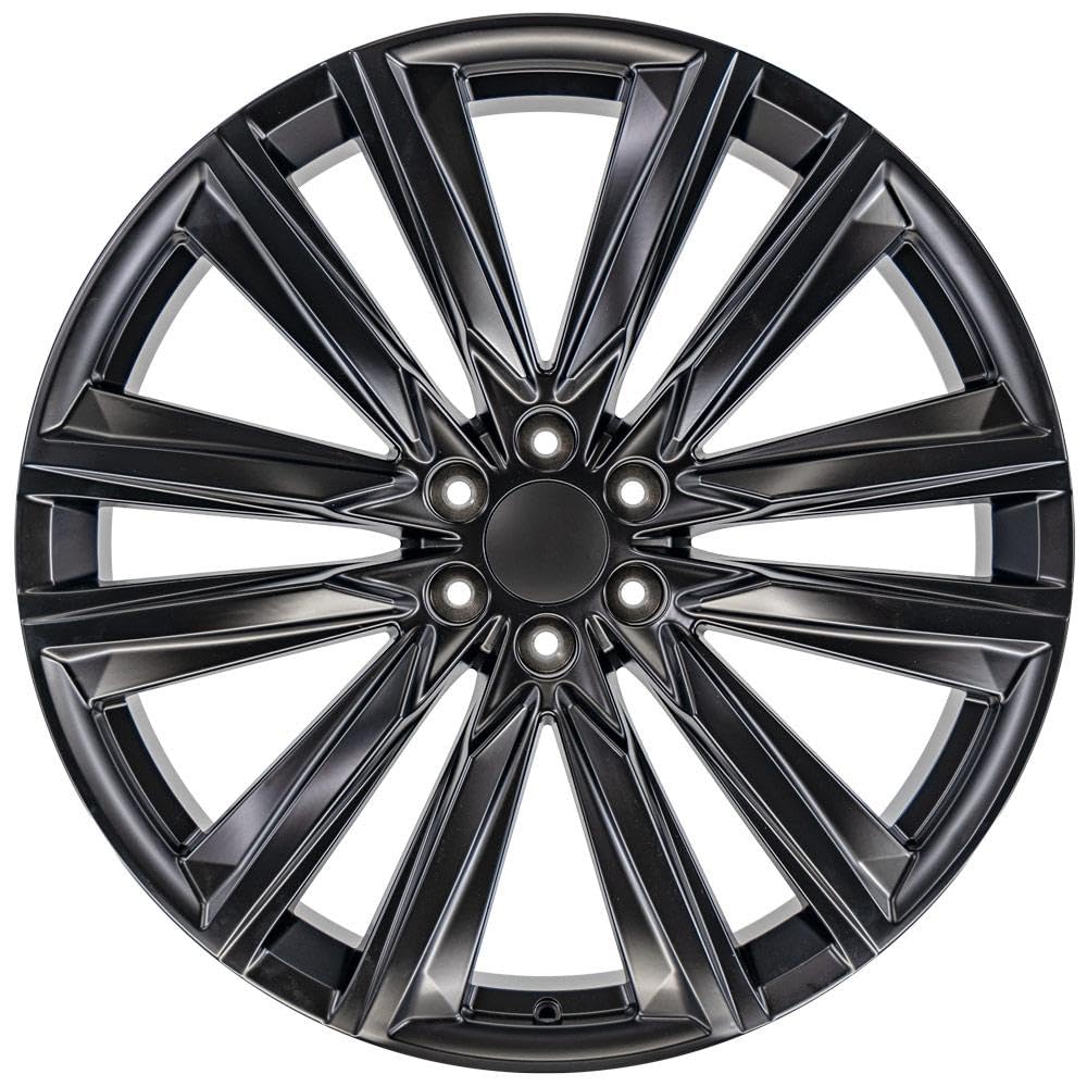 26 Inch OE Wheels CA91 Rim Fits Escalade Sport Style 6x139.7 26x10 Satin Black - Hollander 4869 (1)