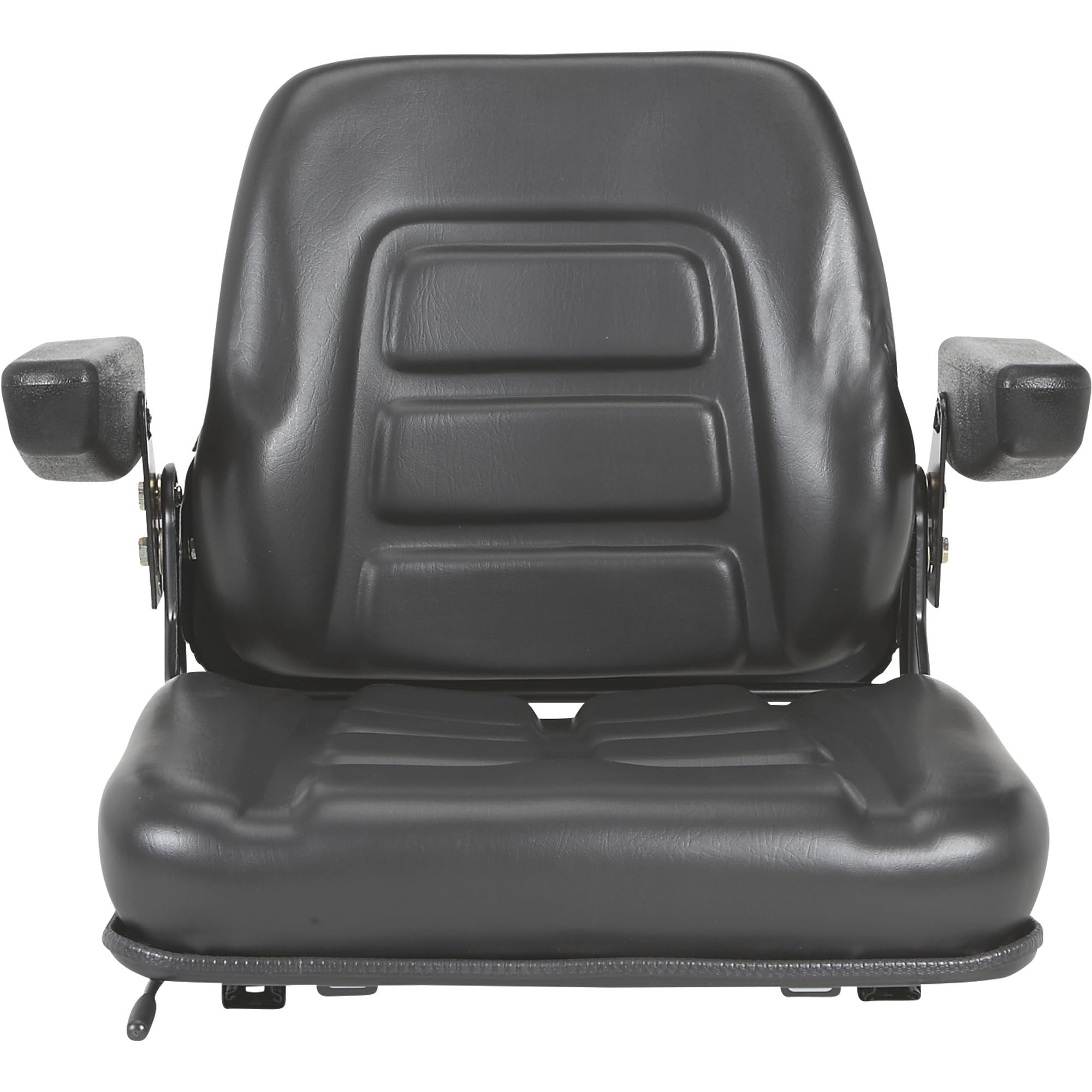 Universal Black Talon Folding Bucket Seat with Armrests - Black, Model# 355000BK