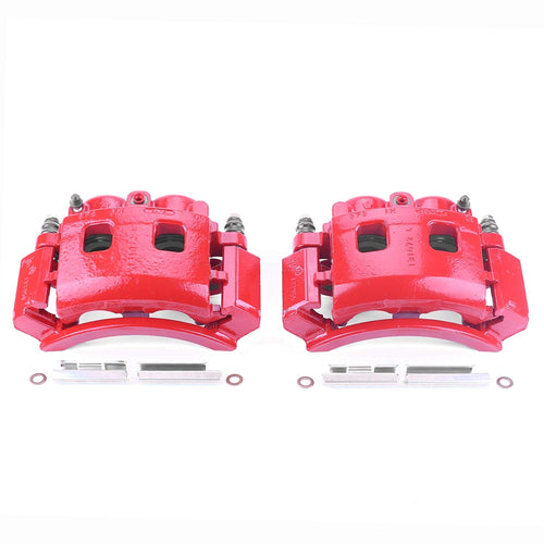 Power Stop S4762A Powder Coated Front Caliper Pair For Dodge Ram 1500 2000-2001 [Model Specific]