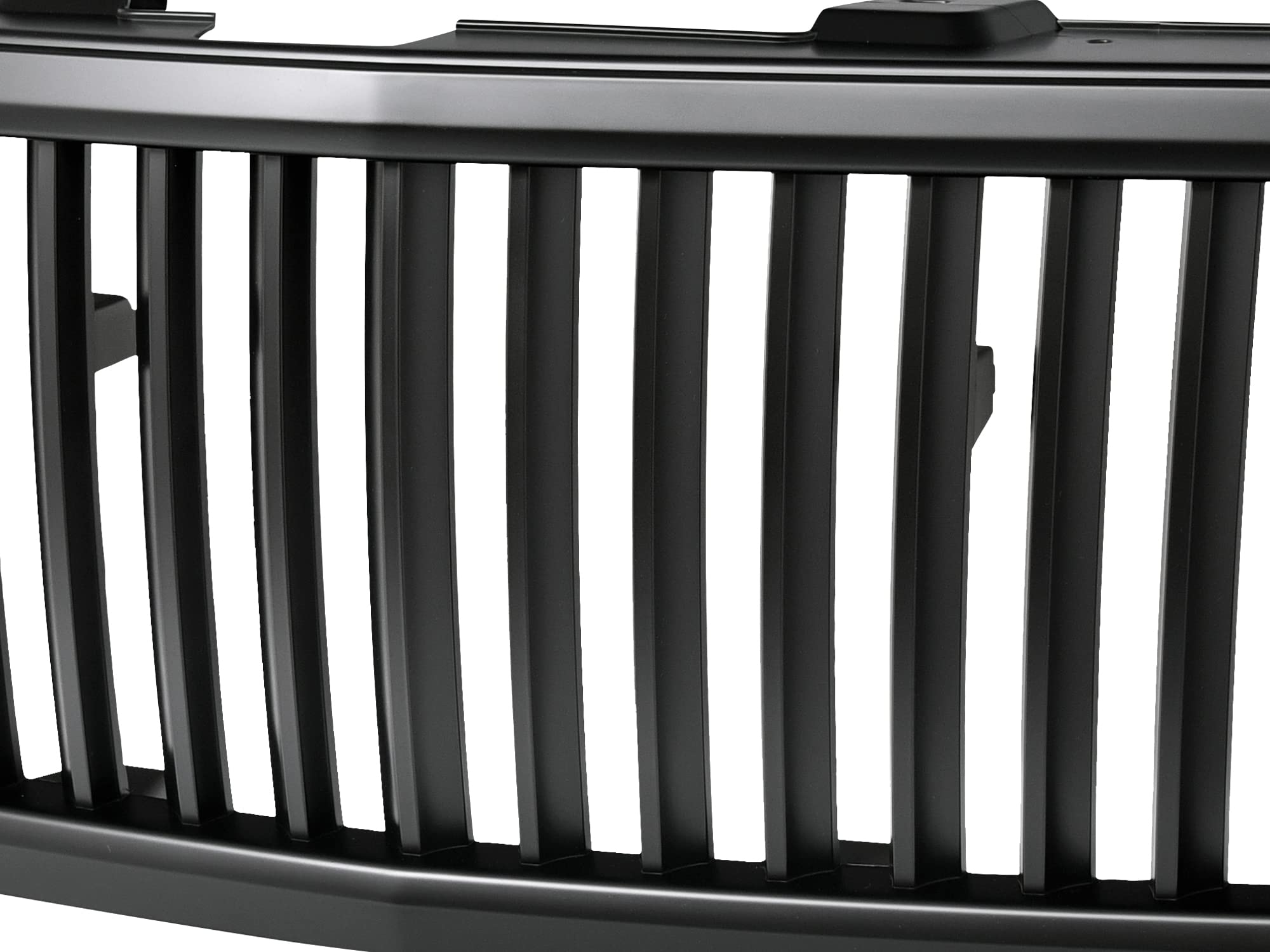 Vertical Front Hood Grille Armordillo USA 7165878 - Matte Black Fits 2007-2013 Chevy Silverado 1500