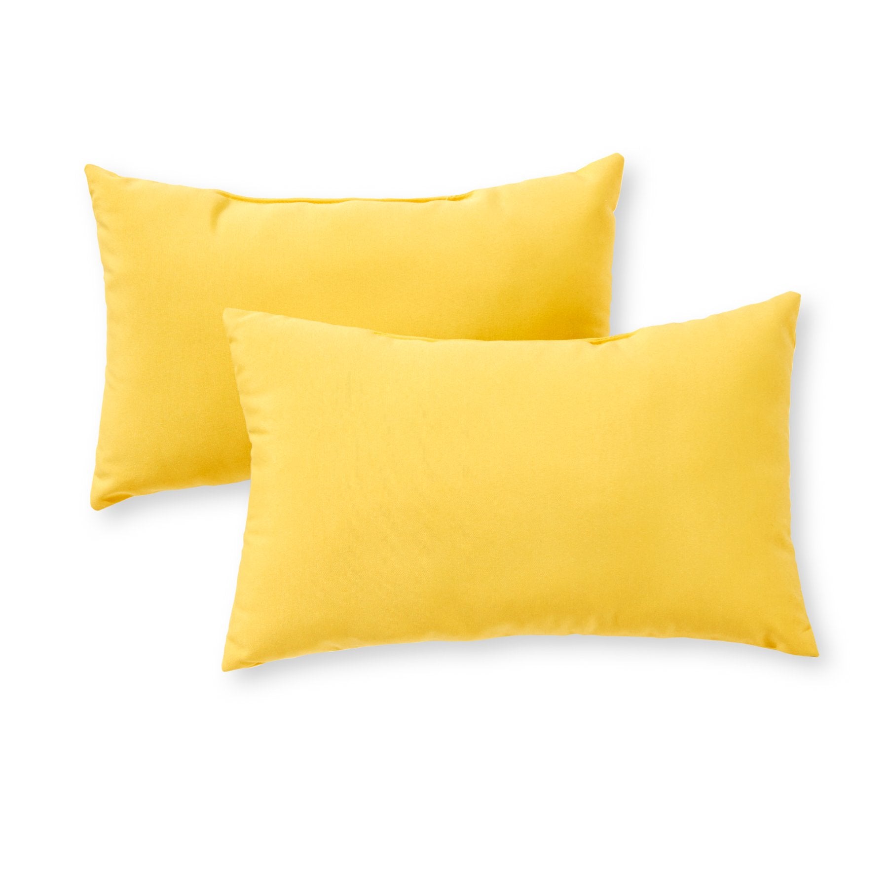 Greendale Home Fashions Outdoor Rectangle Accent Pillows, Sunbeam, Set of 2