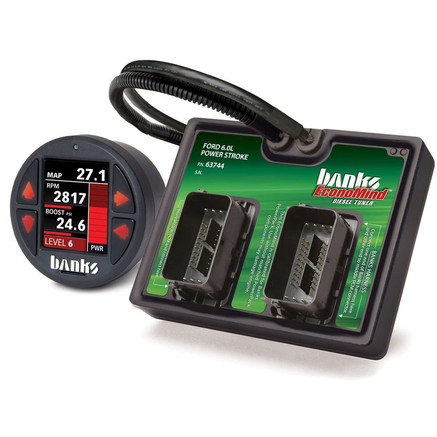 03-07 Ford F-250/F-350 Banks Power 6.0L Economind Diesel Tuner w/Banks iDash-1.8 (61421)