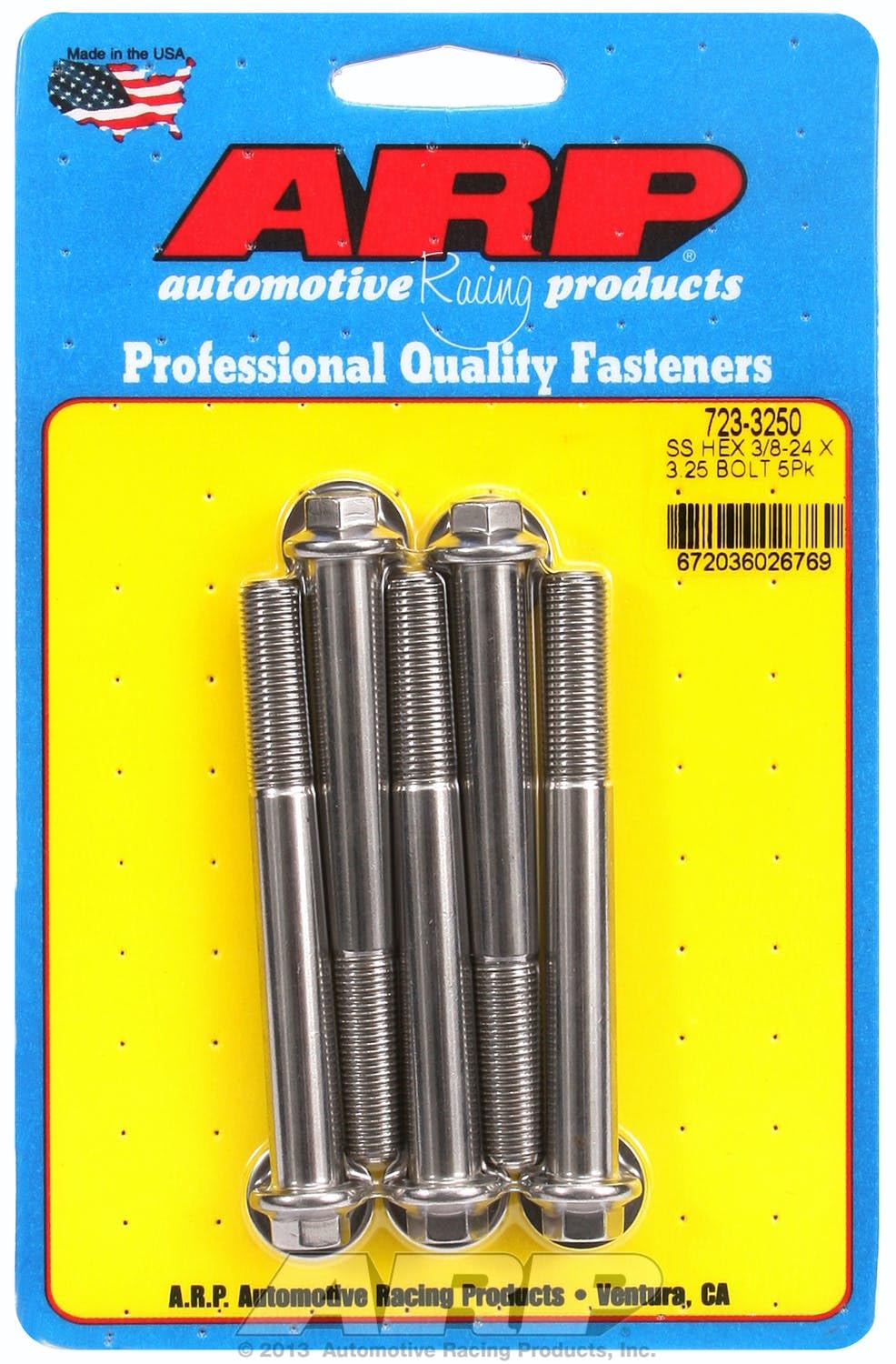 Hex Bolt, ARP (723-3250) Stainless Steel